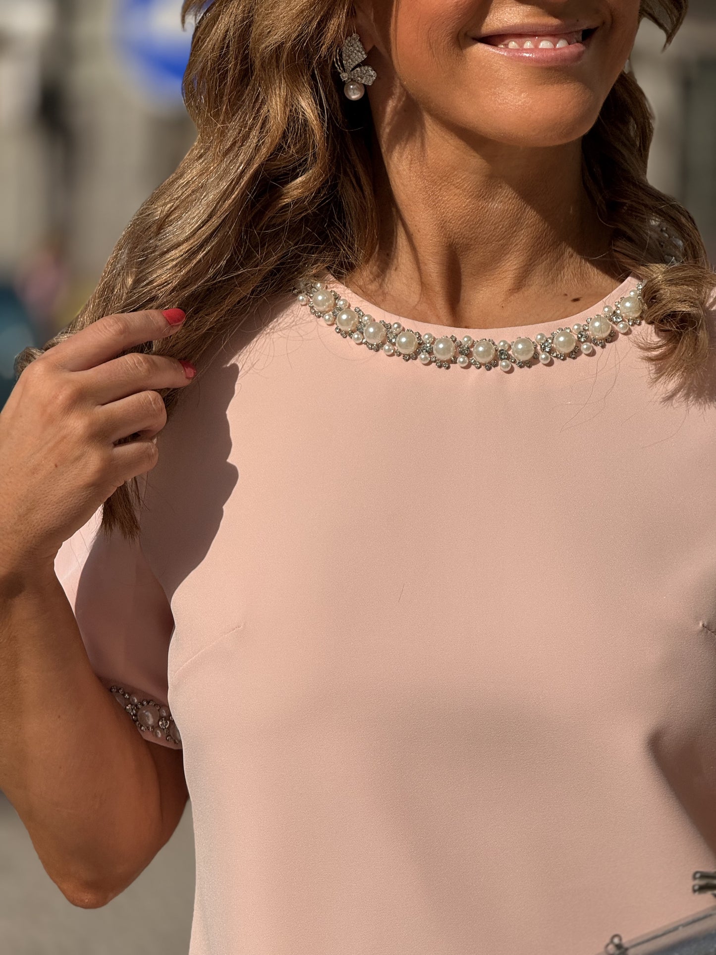 Vestido com brilho