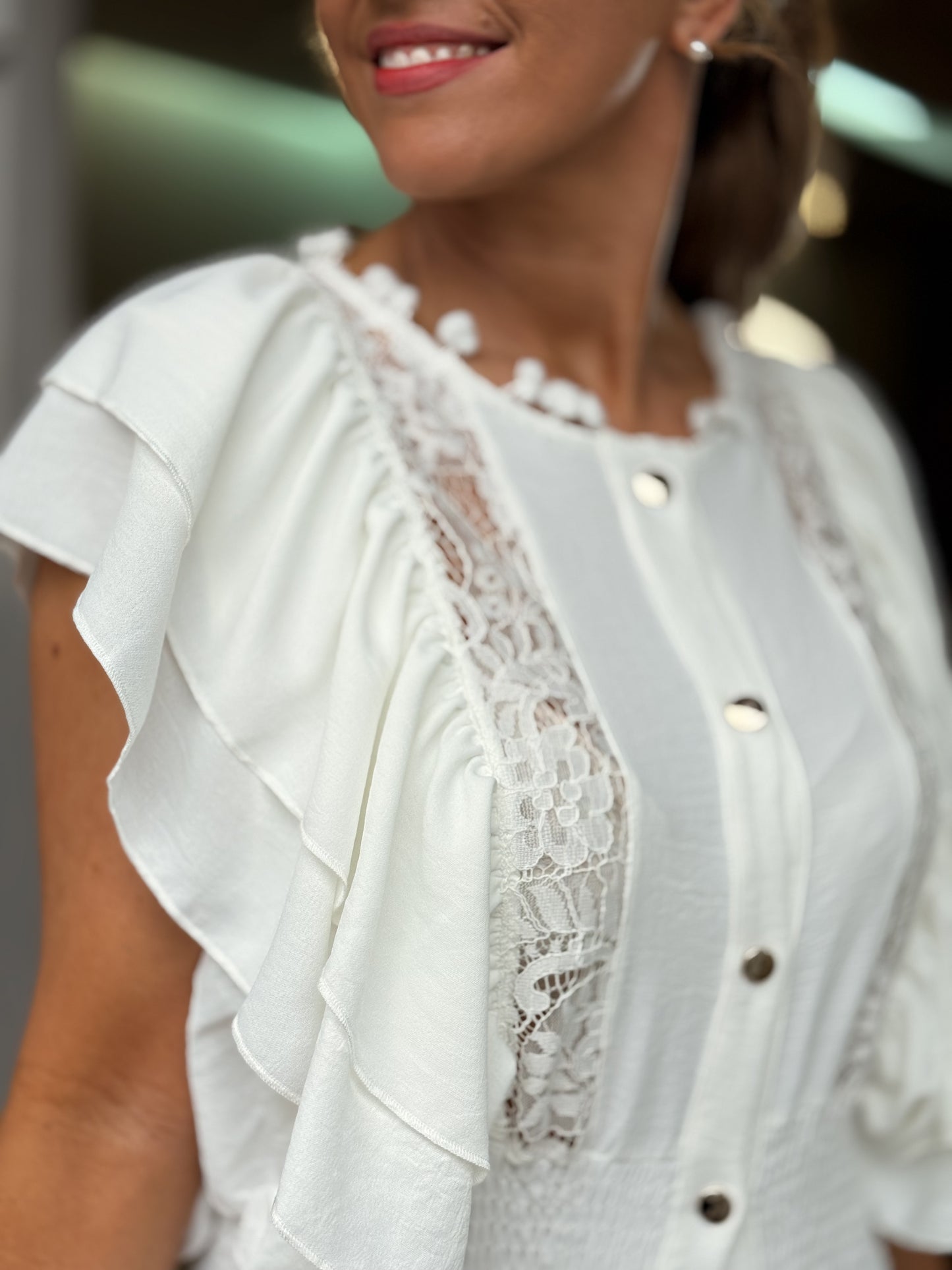 Vestido rendado