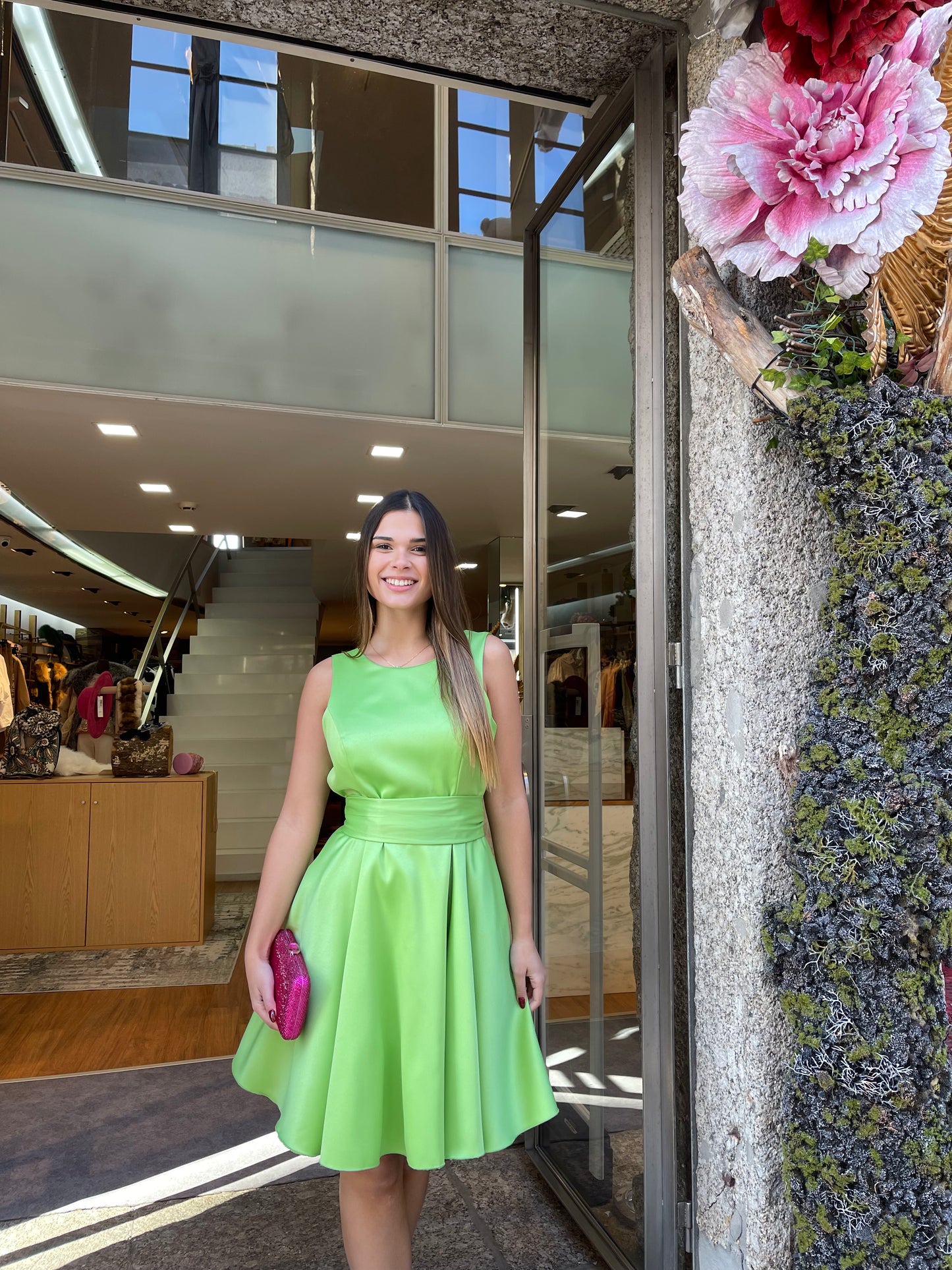 Vestido bailarina com laço