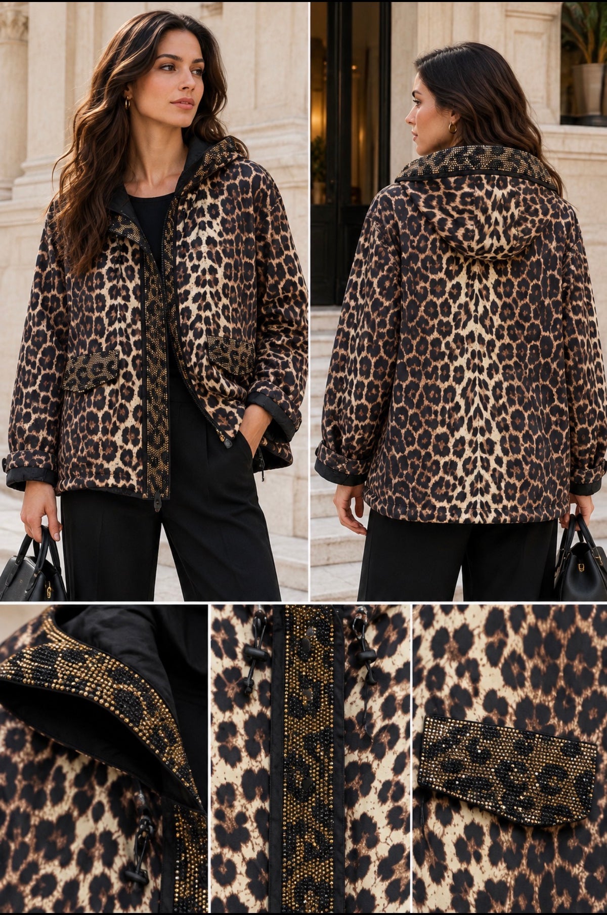 CASACO ANIMAL PRINT
