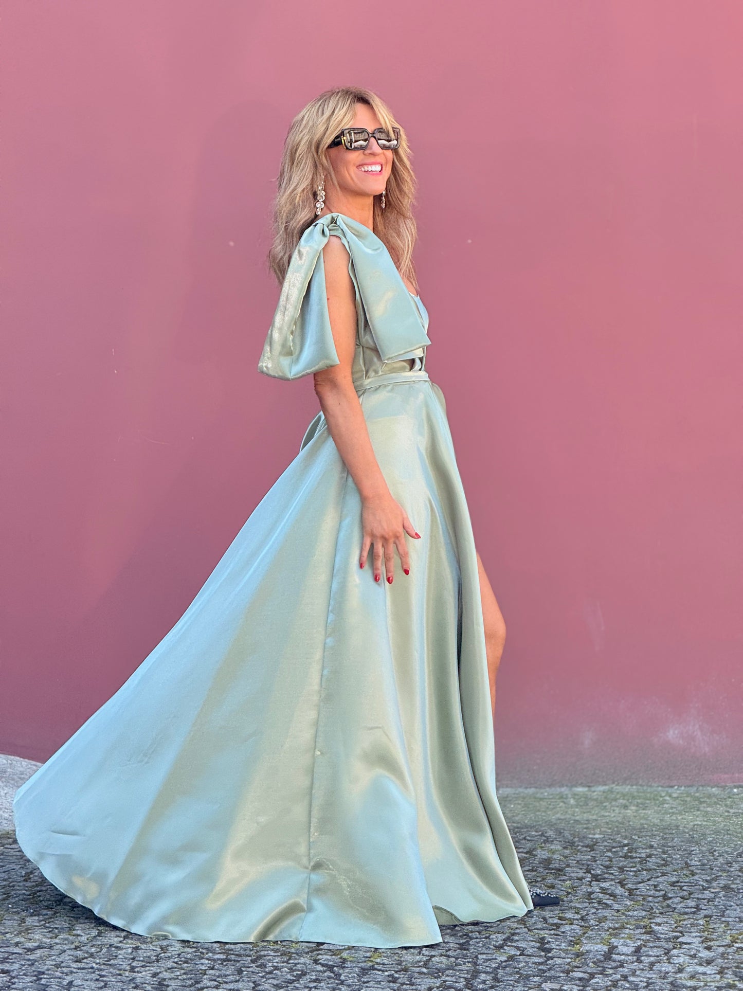 Vestido cetim