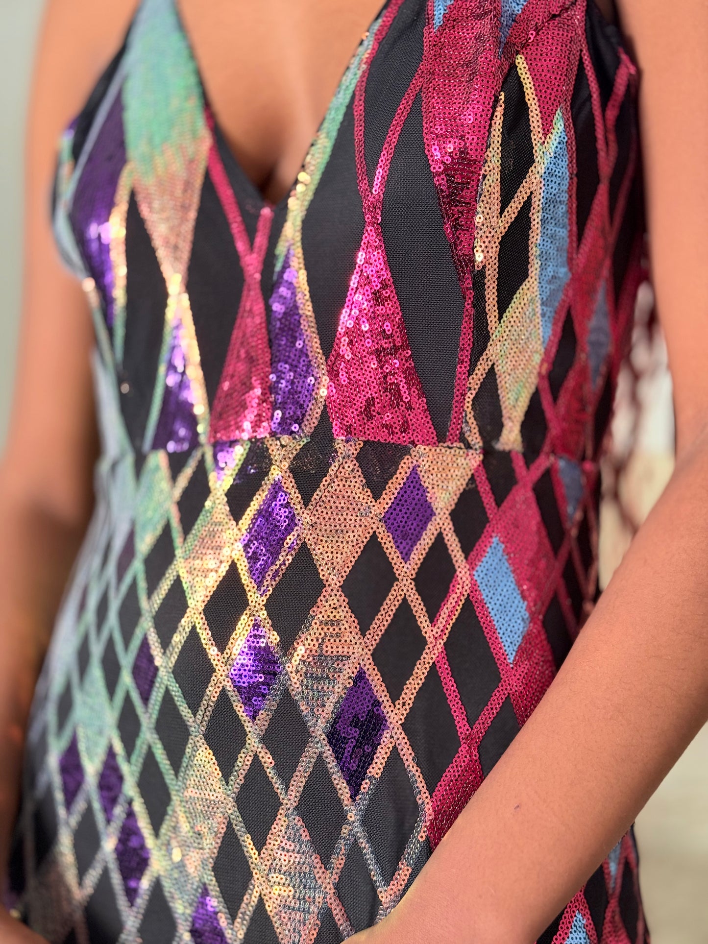 Vestido lantejoulas