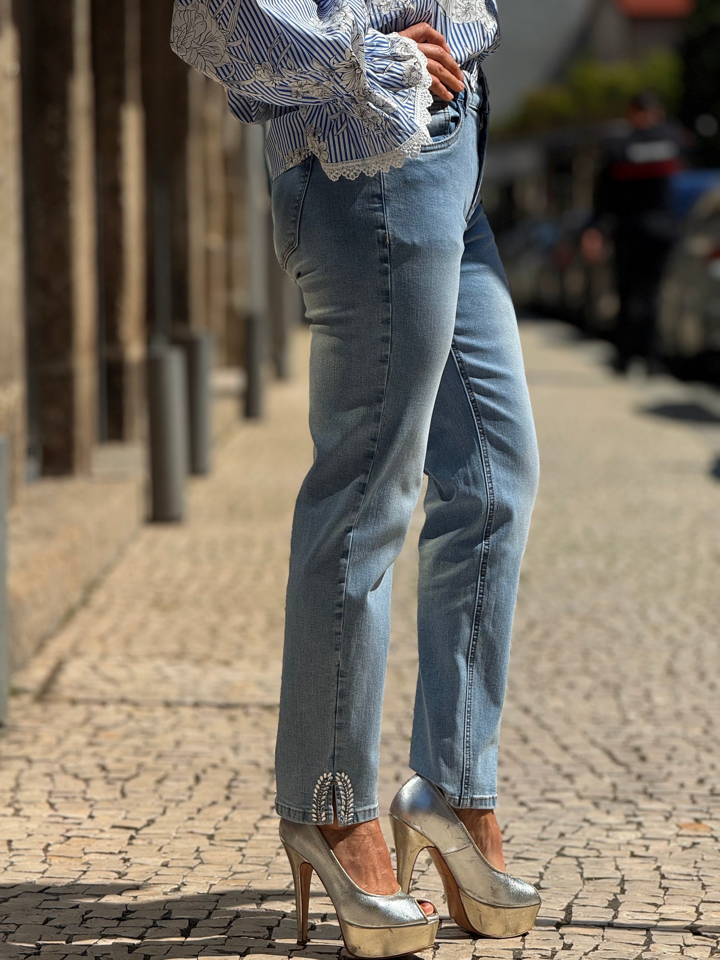 Calça de ganga SILVINA CAMPOS