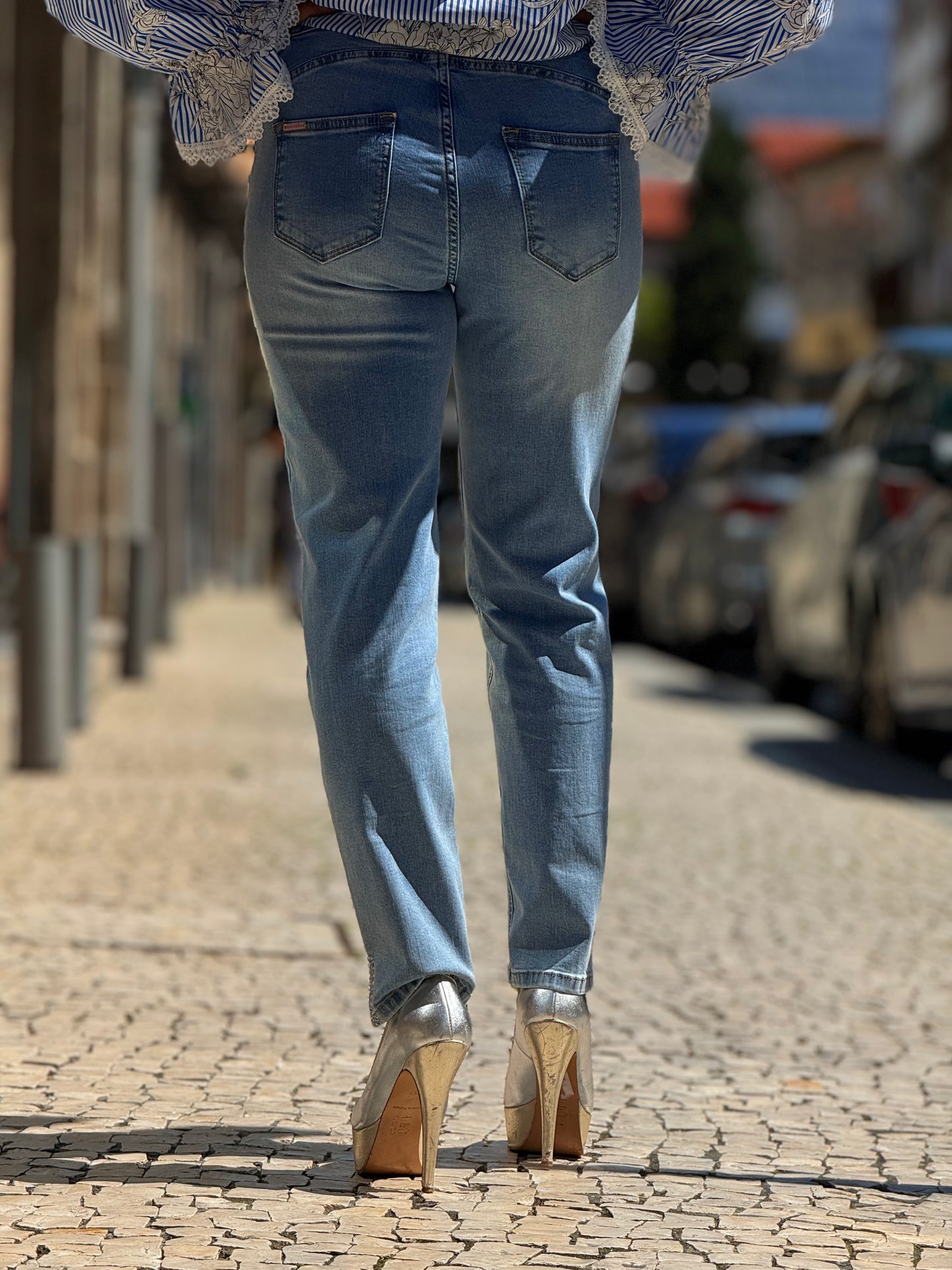 Calça de ganga SILVINA CAMPOS
