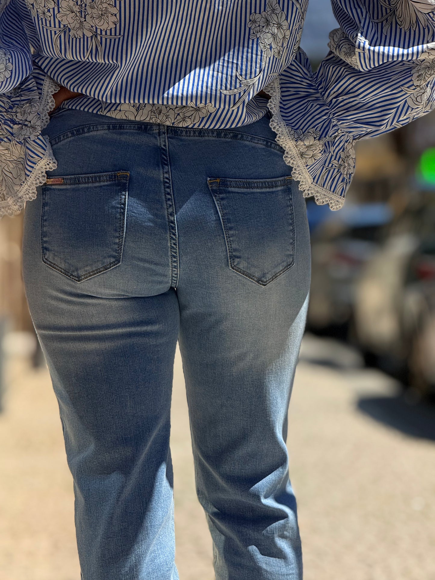 Calça de ganga SILVINA CAMPOS