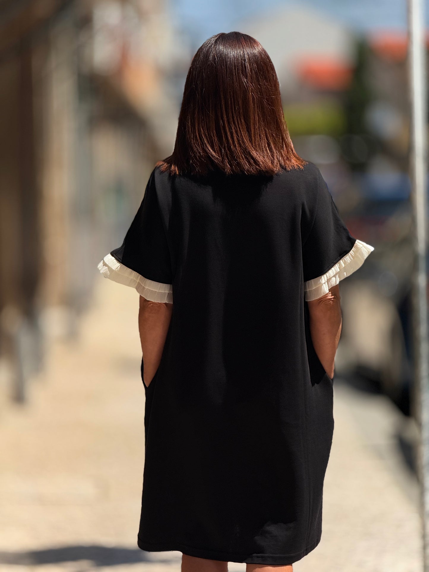 Vestido com laço
