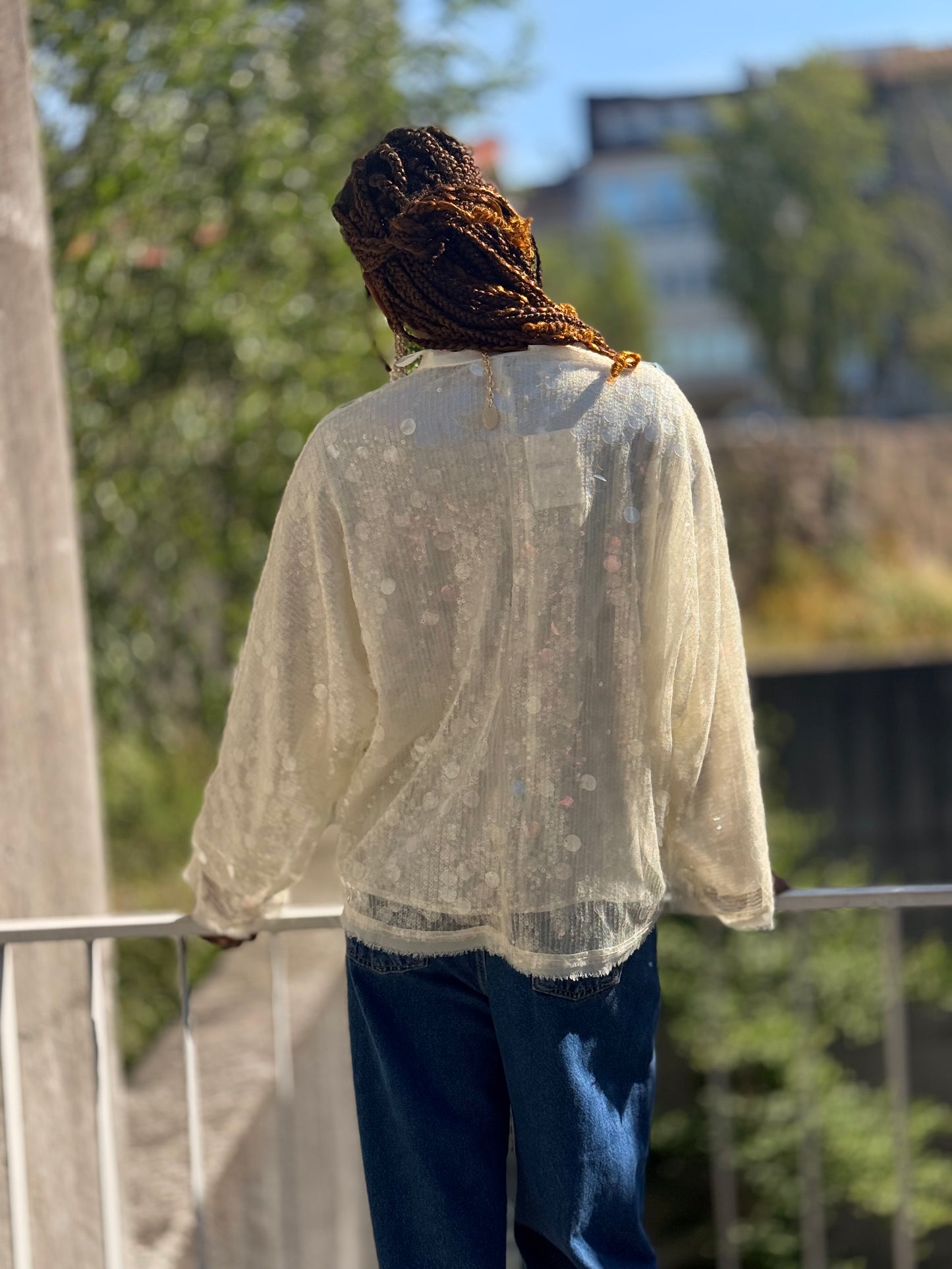 Kimono em lantejoulas