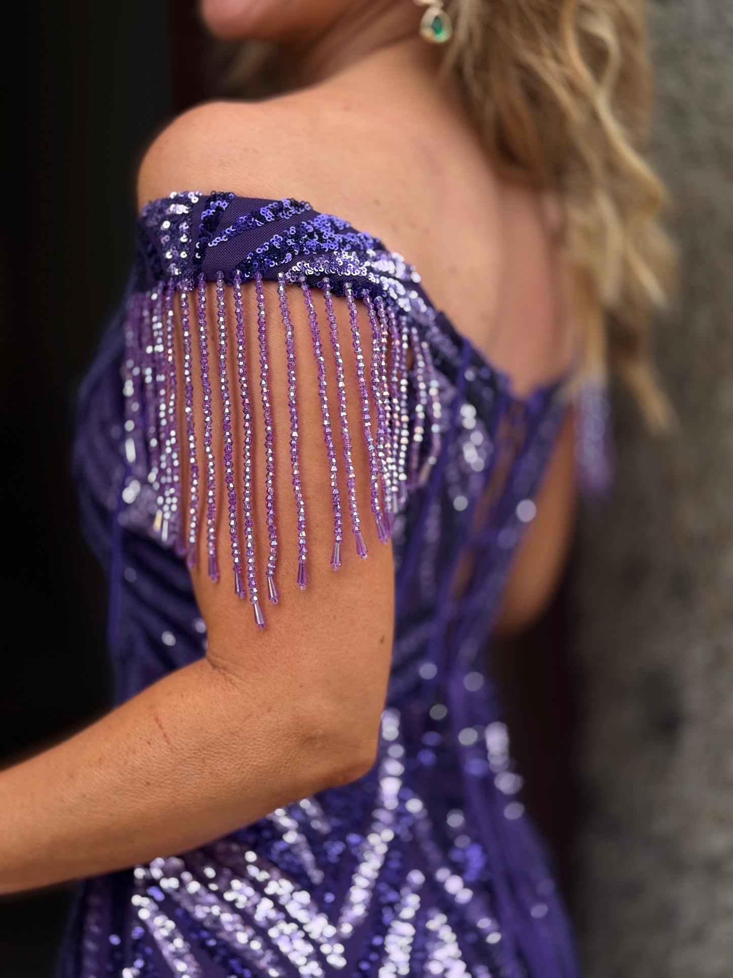 Vestido sereia lantejoula