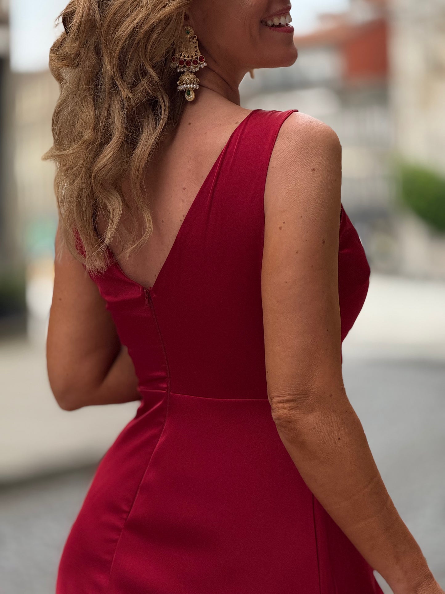 Vestido cetim