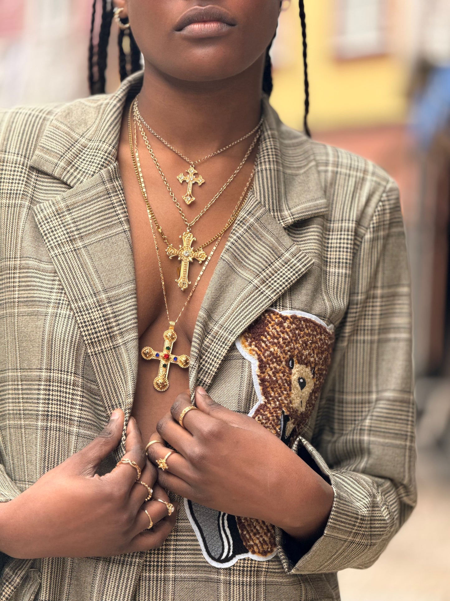 Blazer com bordados
