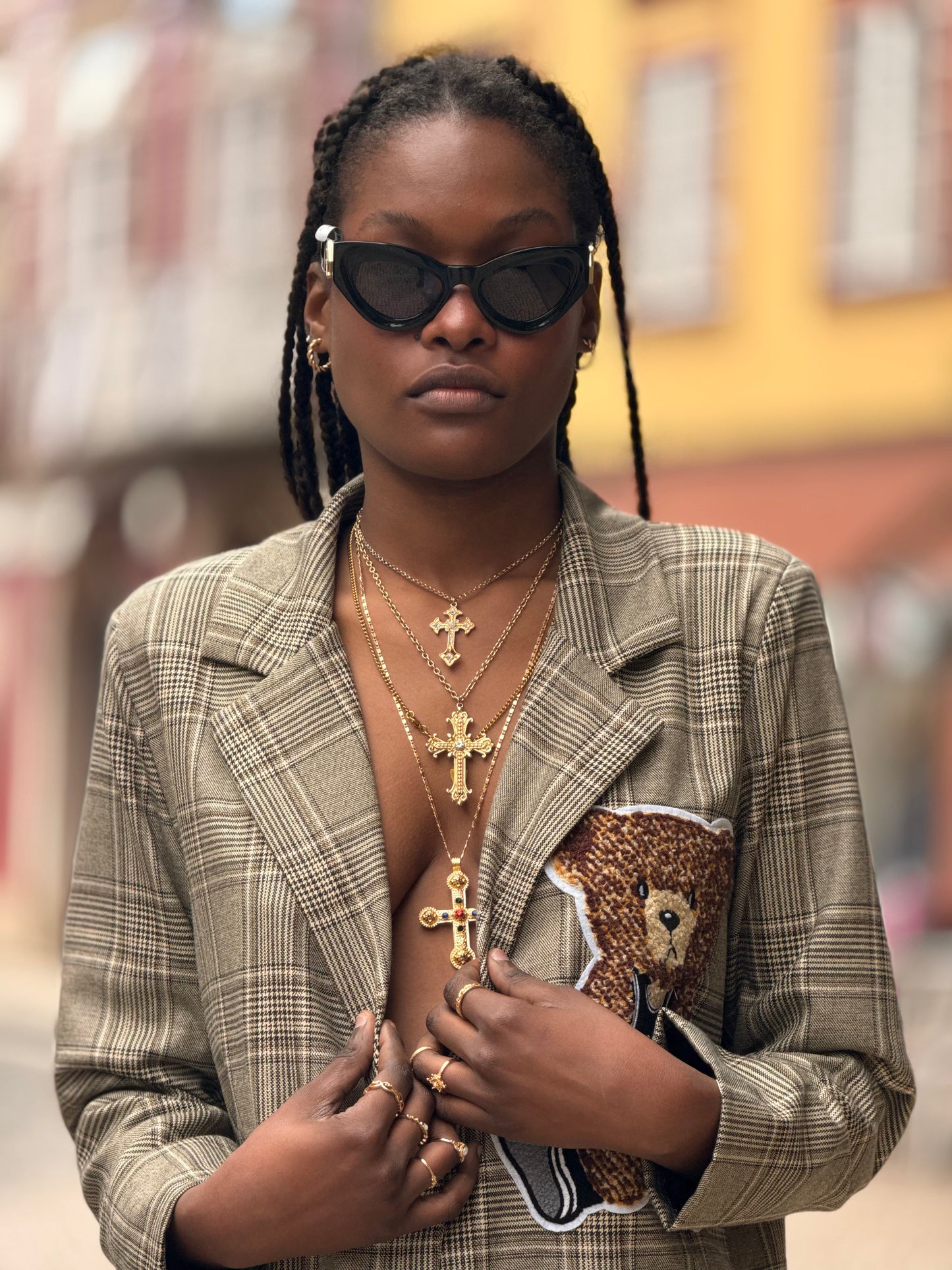 Blazer com bordados
