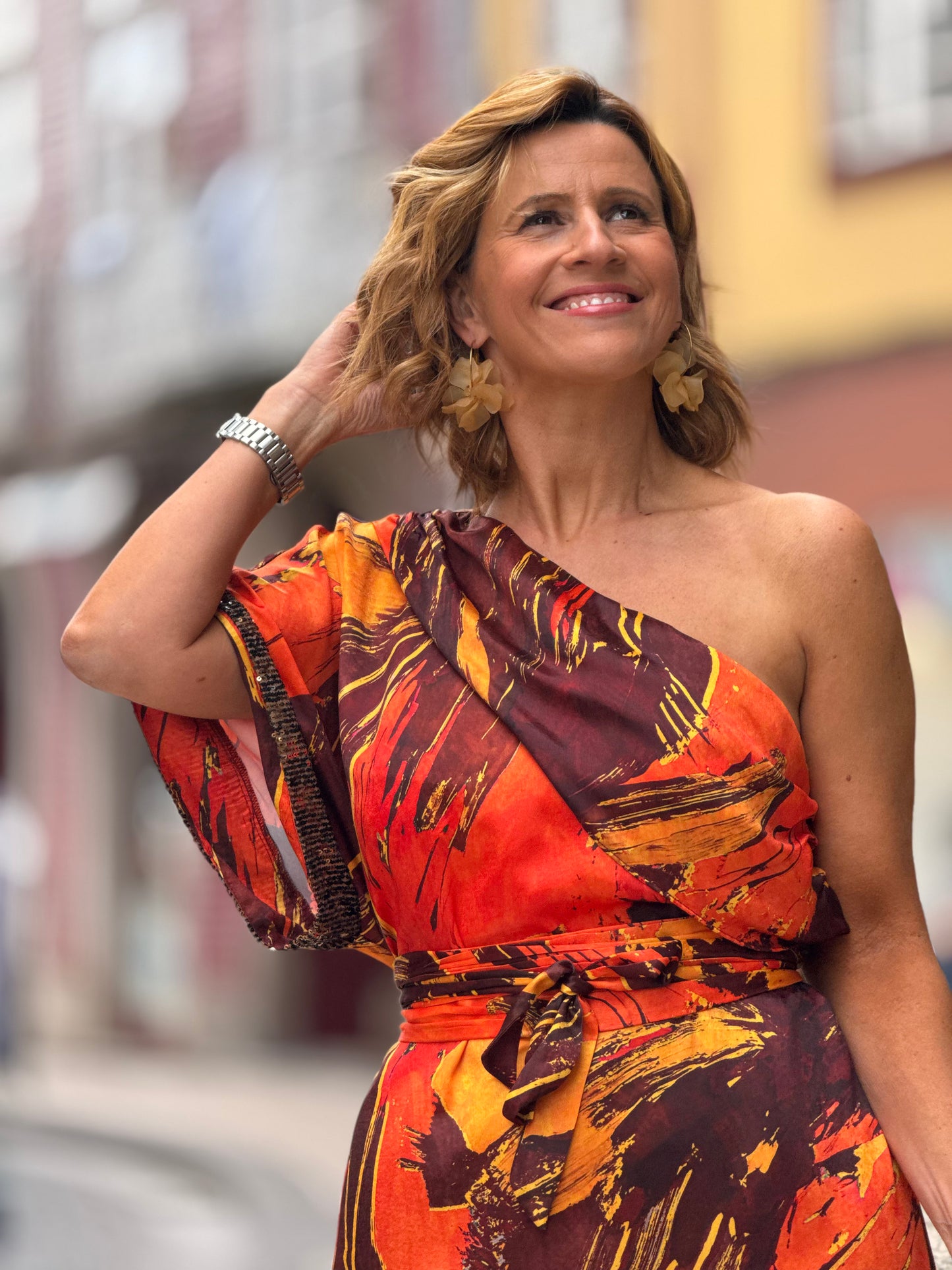 Vestido assimétrico