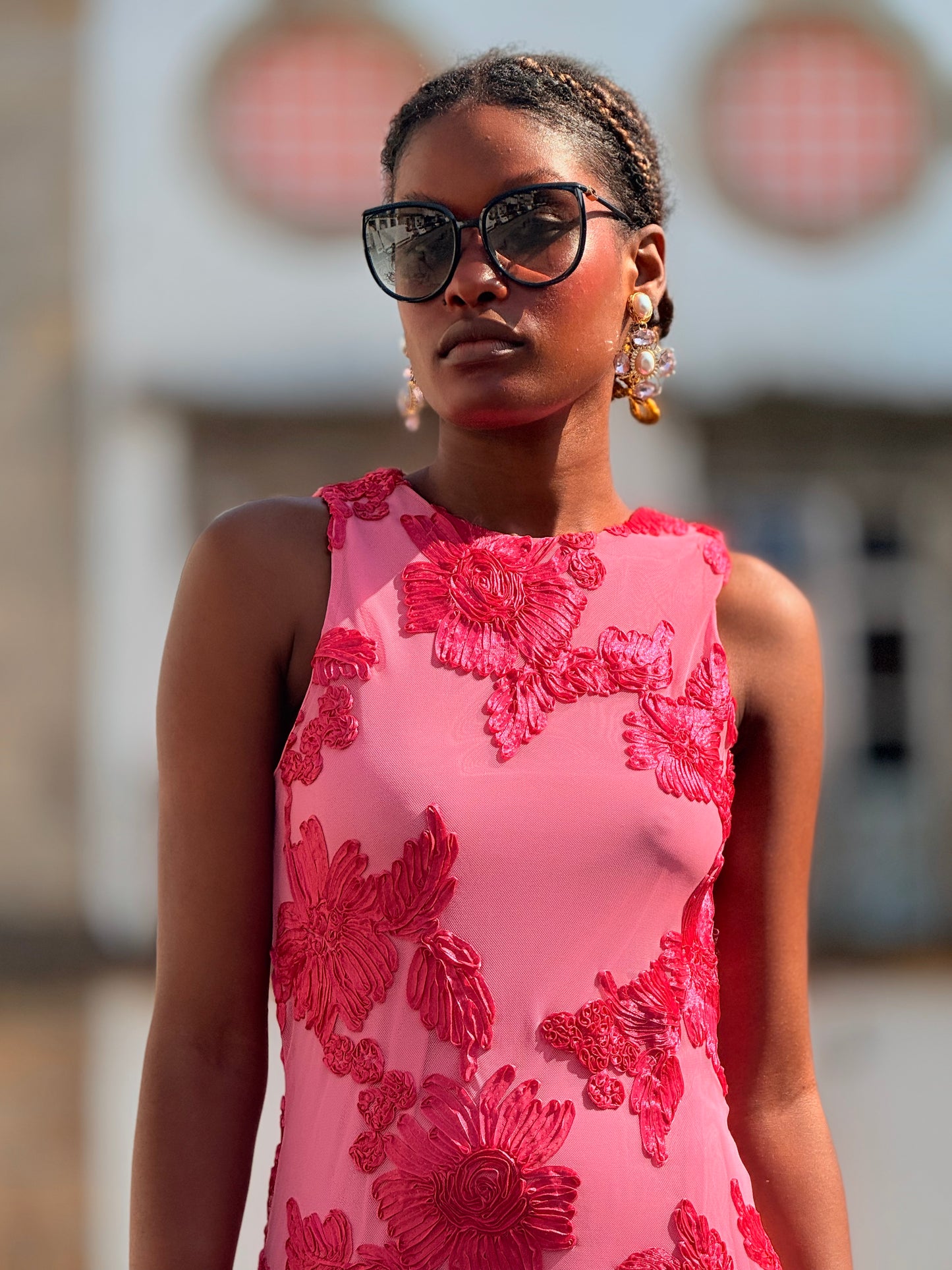 Vestido texturado