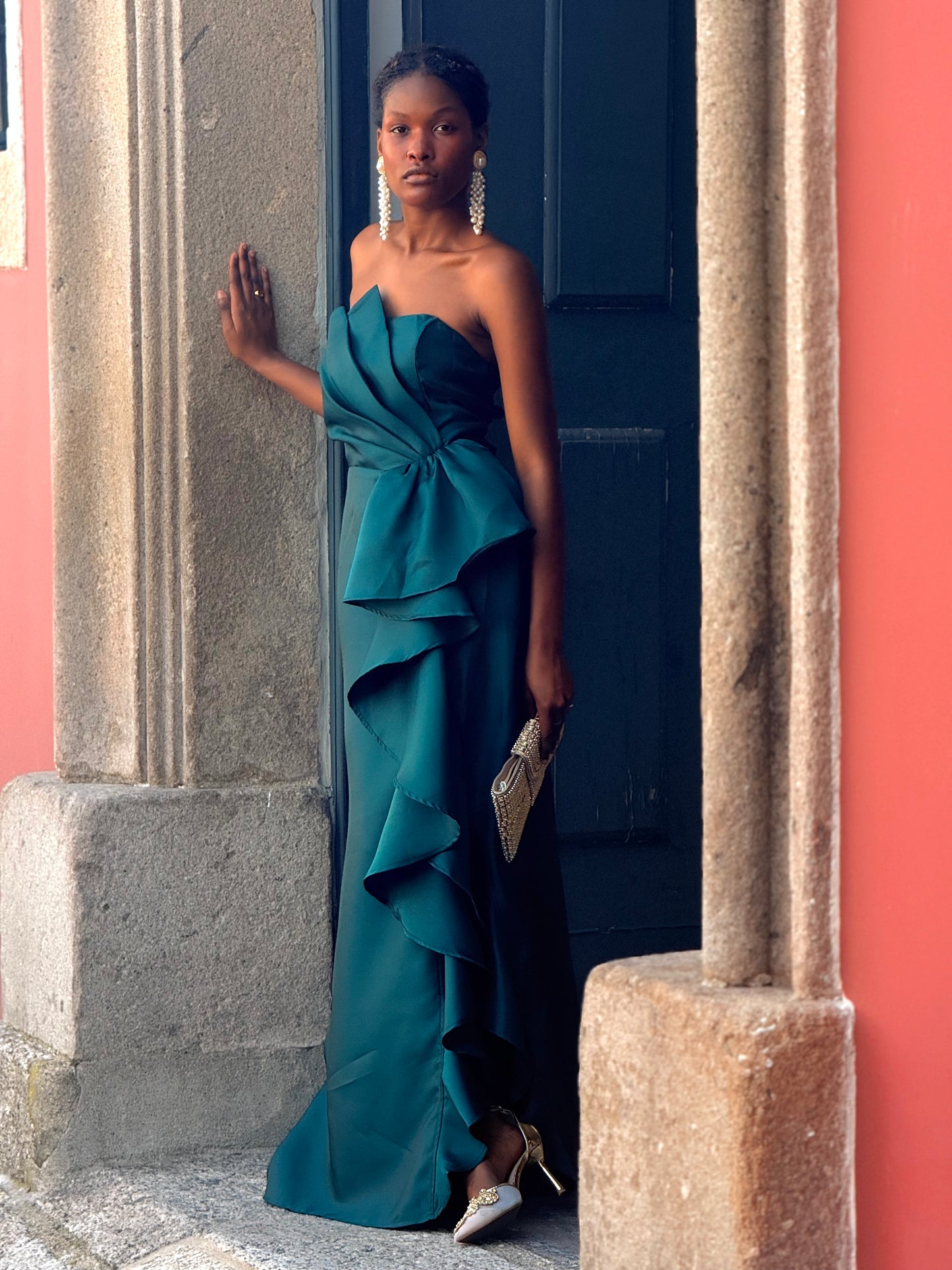 Vestido folho