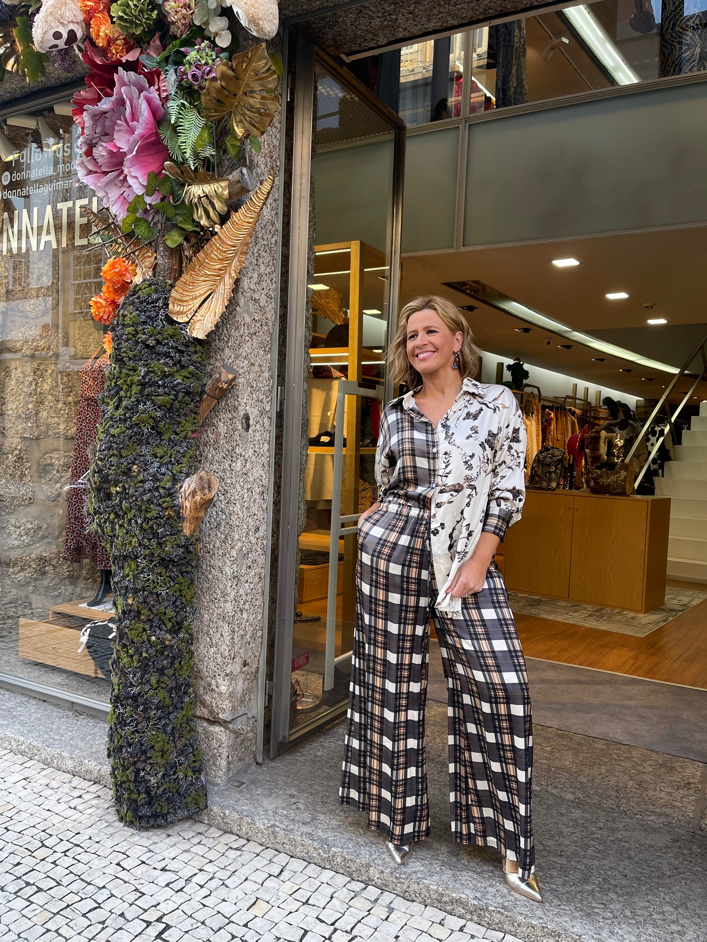 Total look com padrão