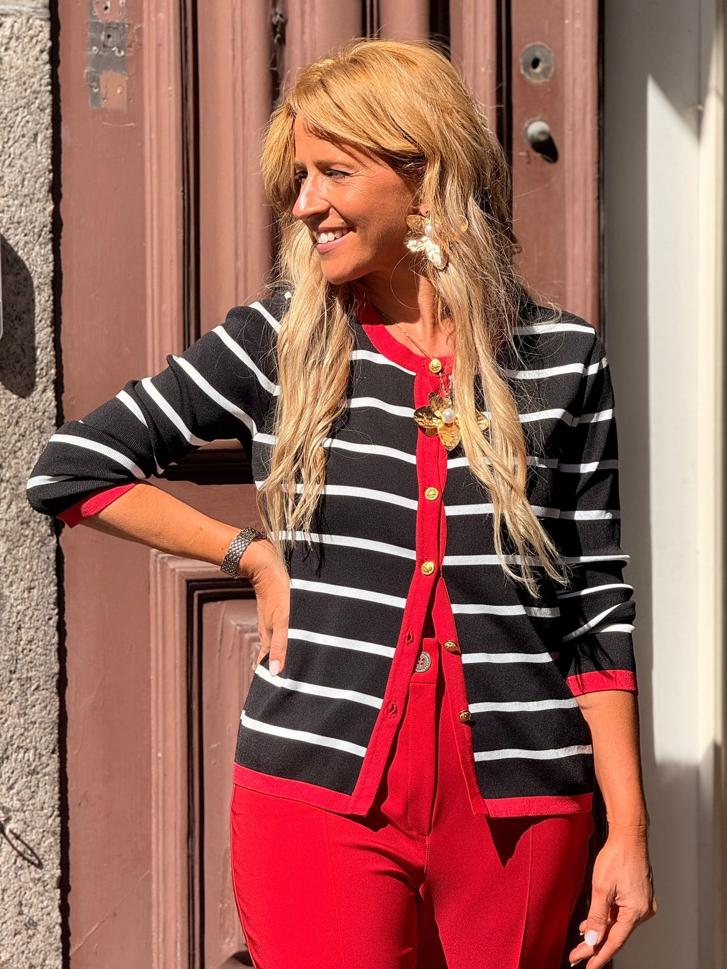 Casaco riscas SILVINA CAMPOS
