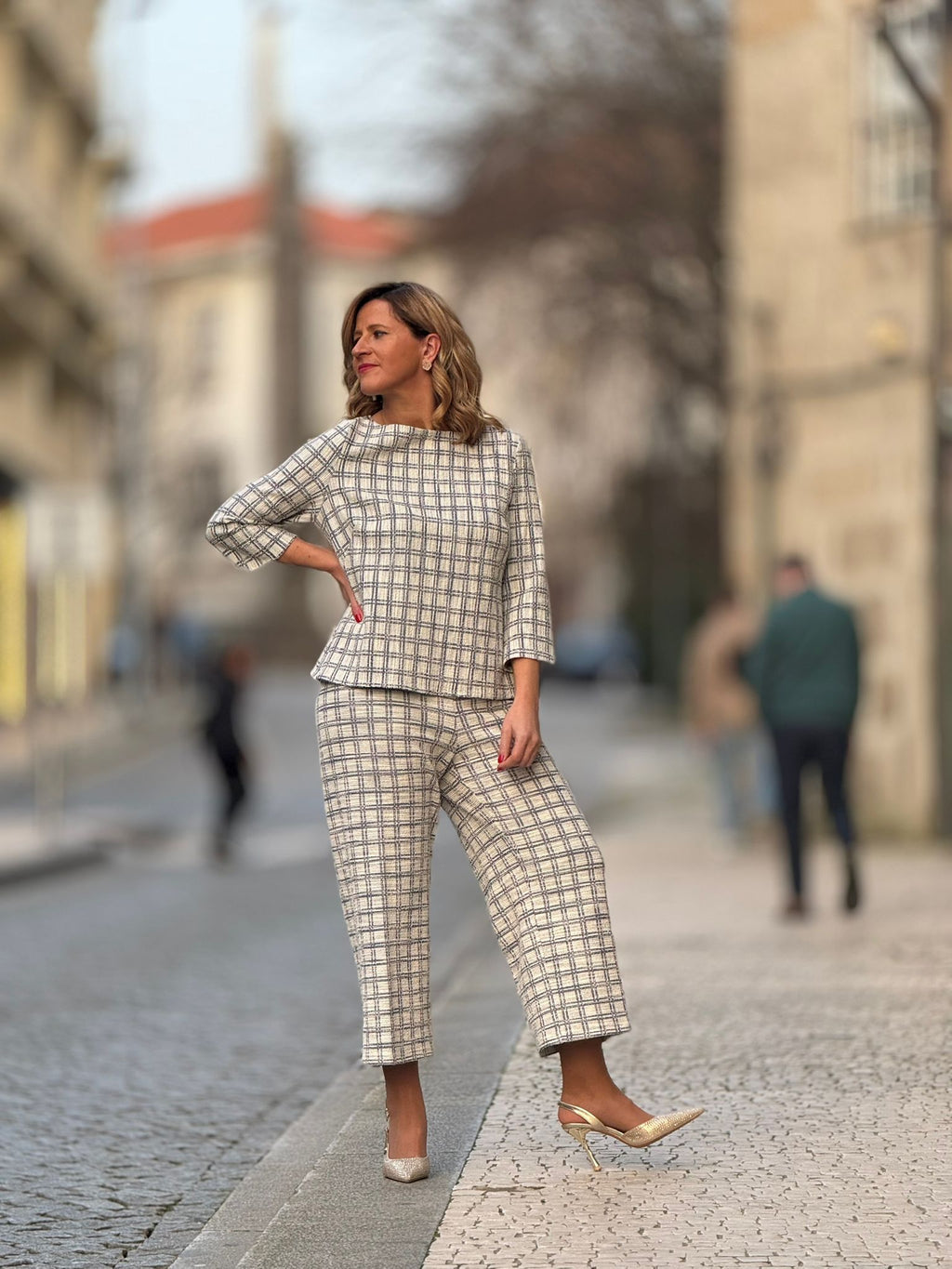 CONJUNTO MALHA TWEED CHANEL
