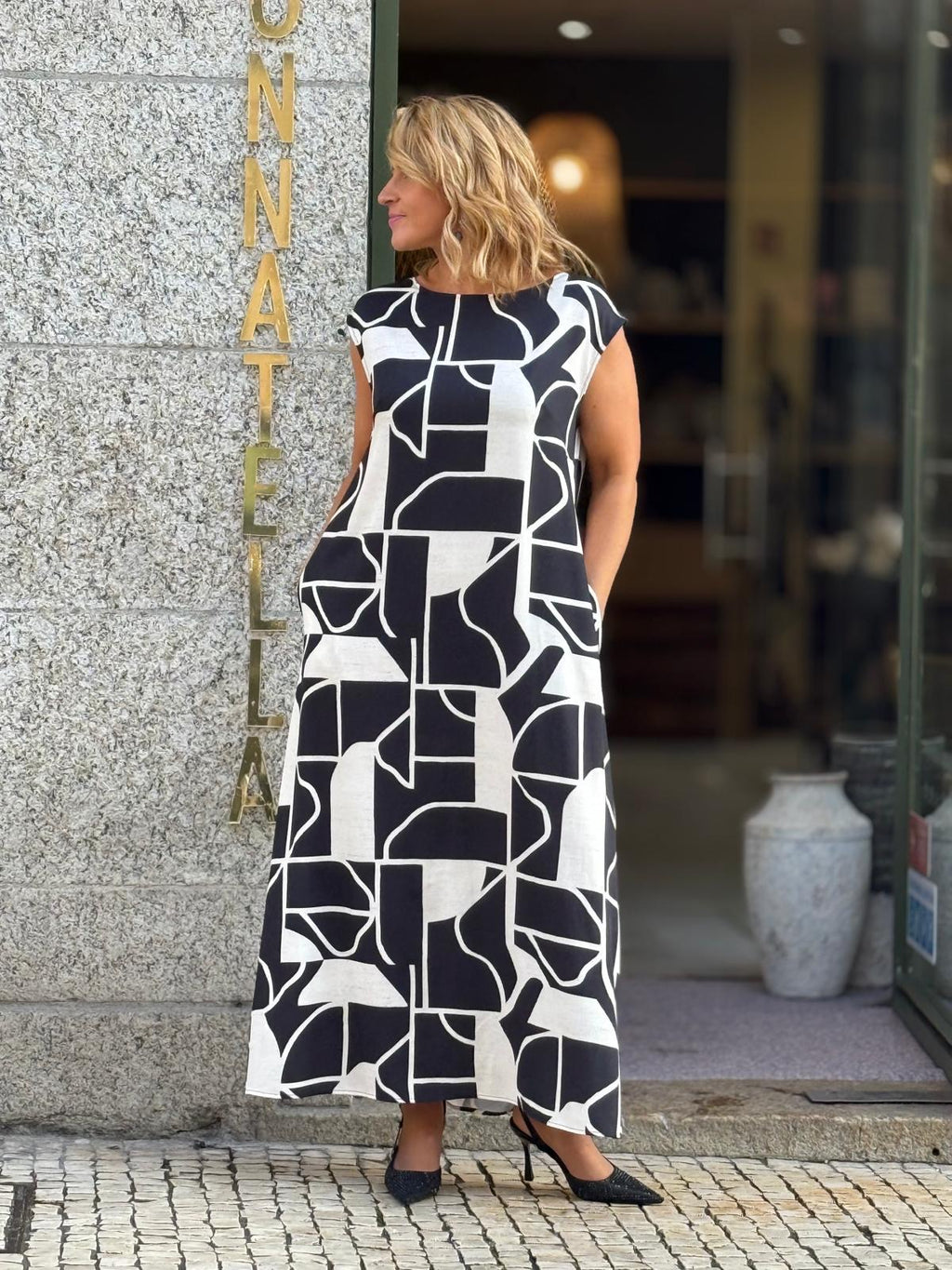 VESTIDO LONGO ESTAMPADO