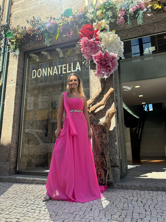 Vestido com lenço