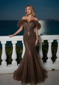 VESTIDO SEREIA COM PLUMAS