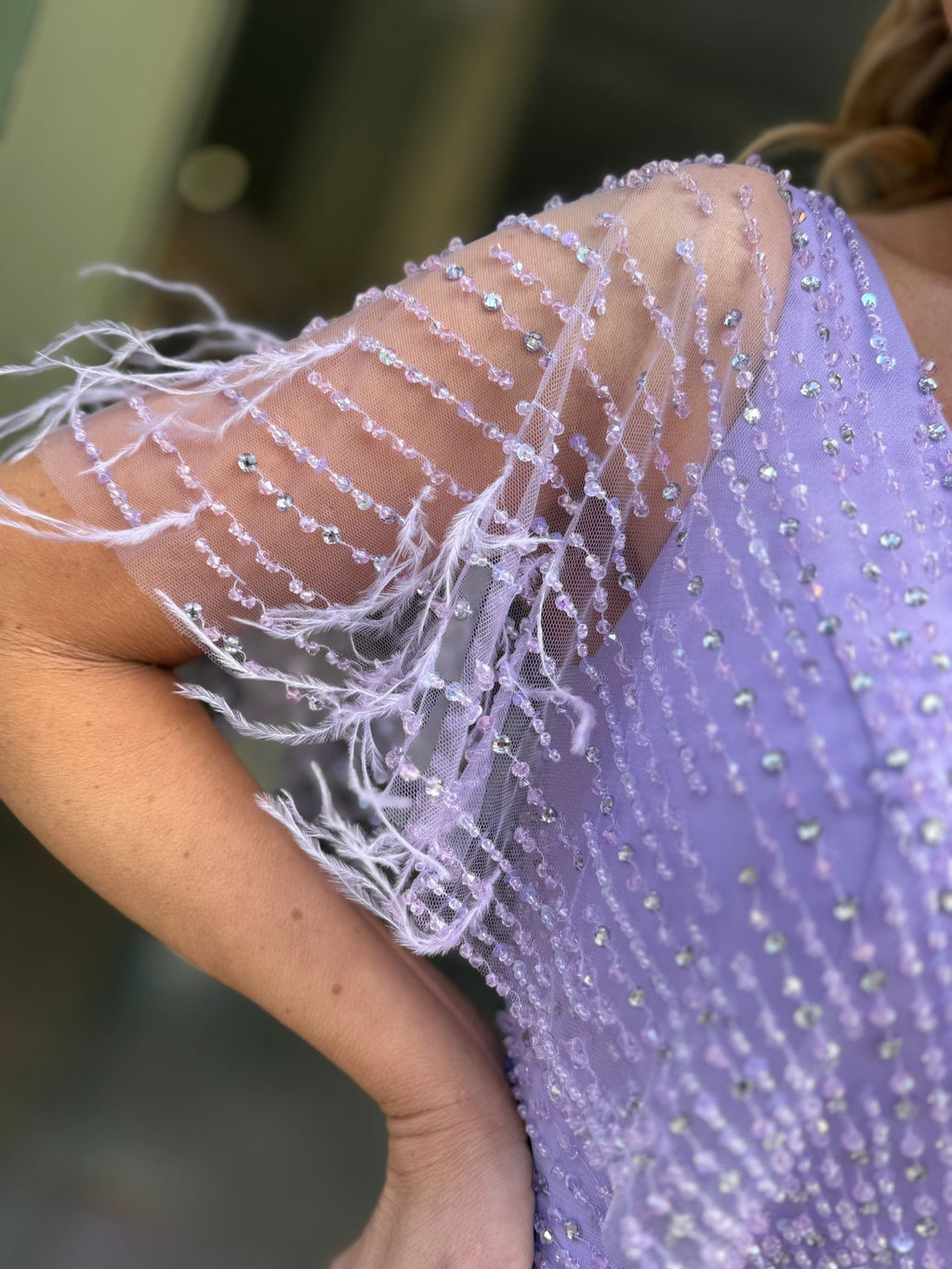 VESTIDO SEREIA COM MANGA
