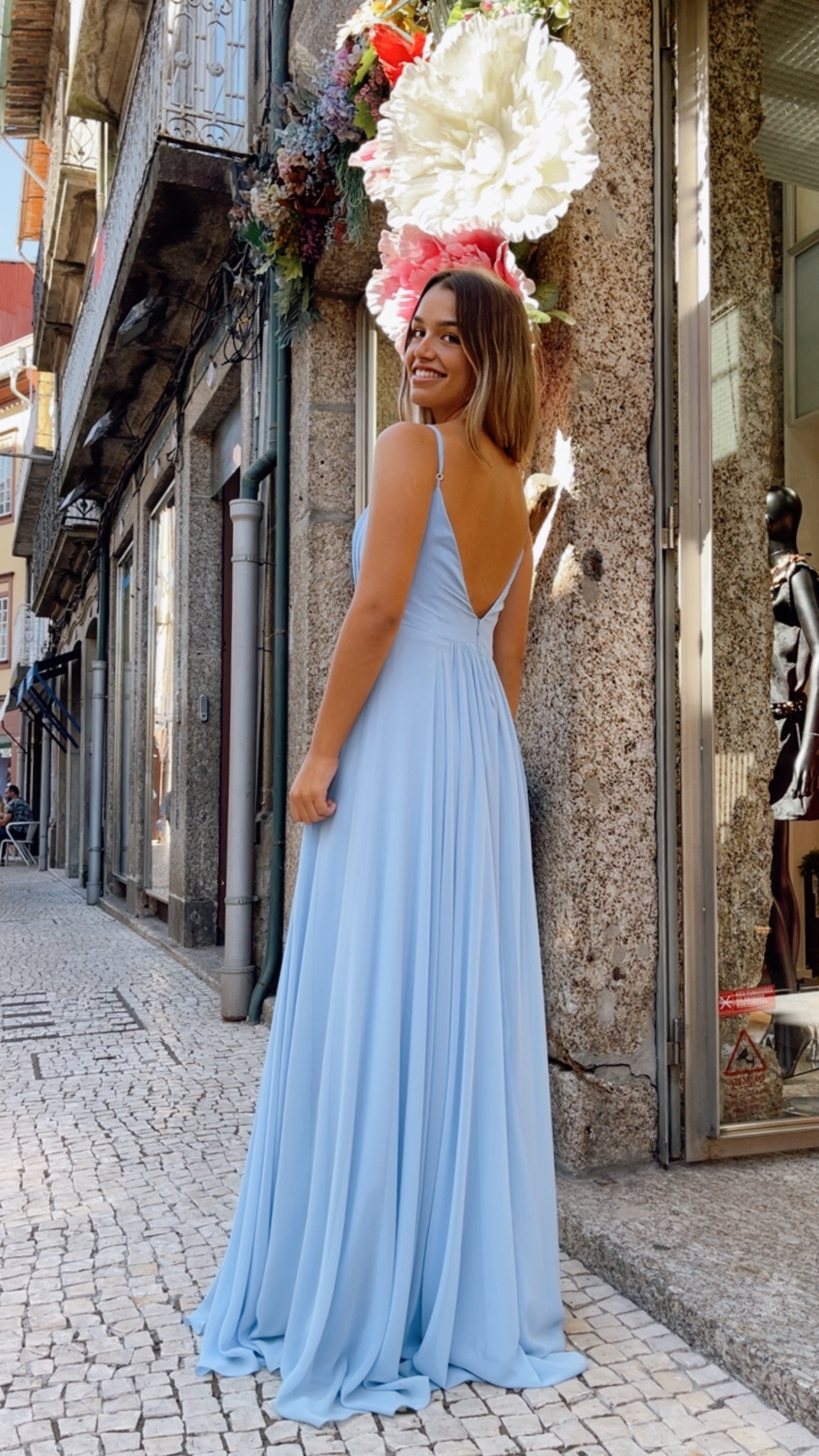 Vestido plissado