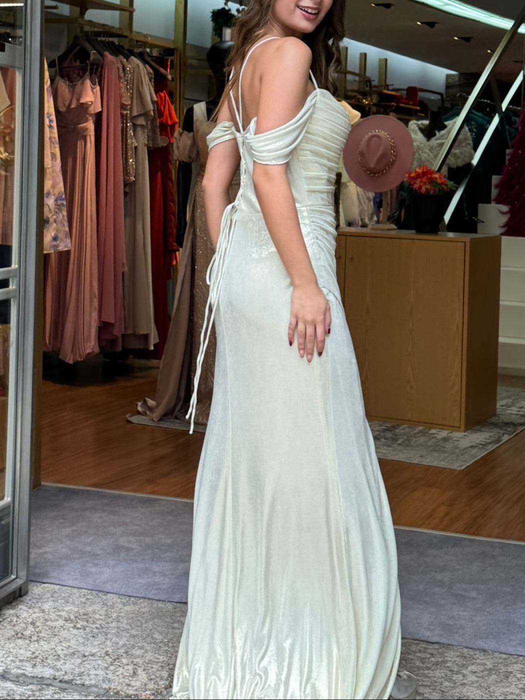 Vestido com brilho