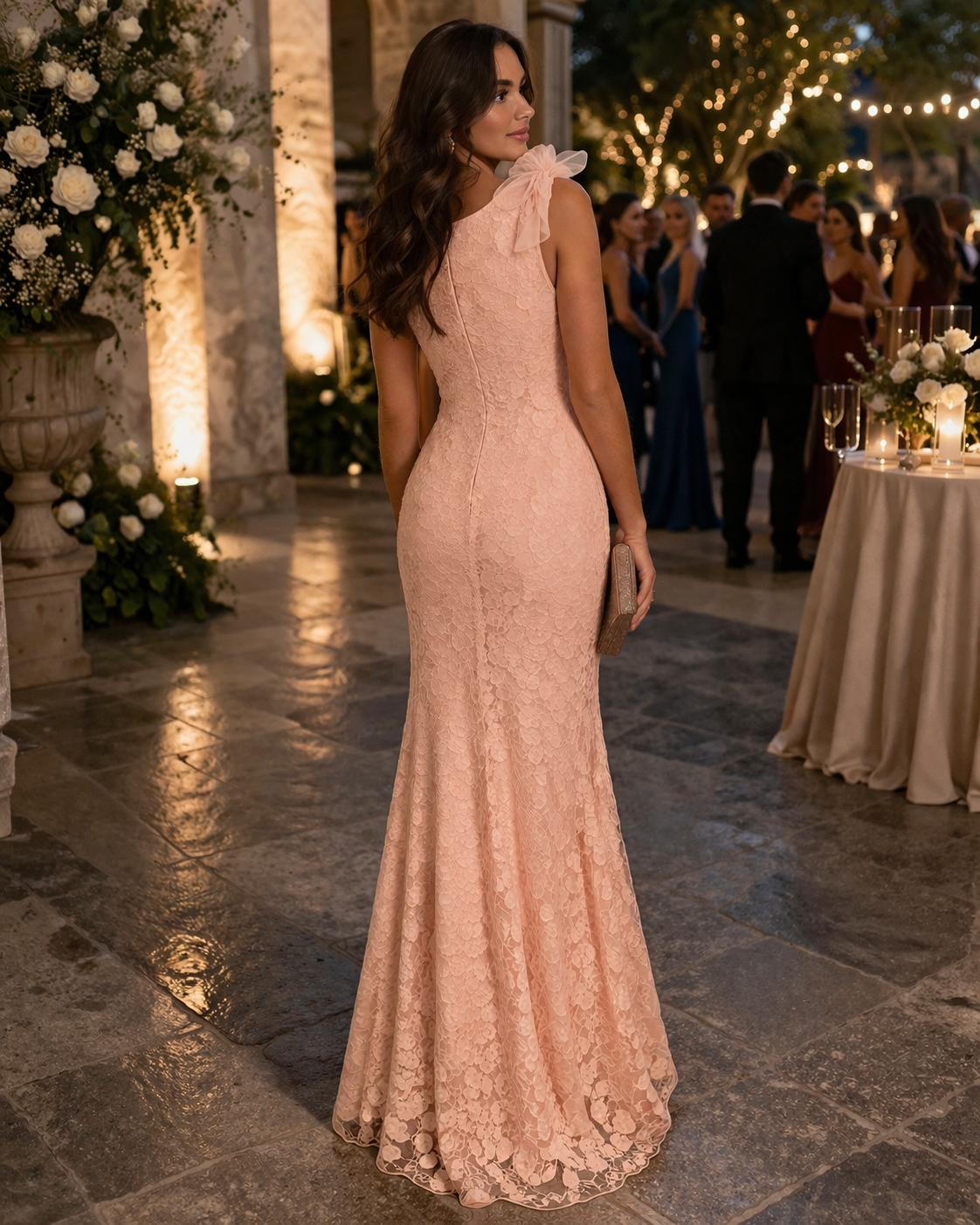 VESTIDO SEREIA ROSA