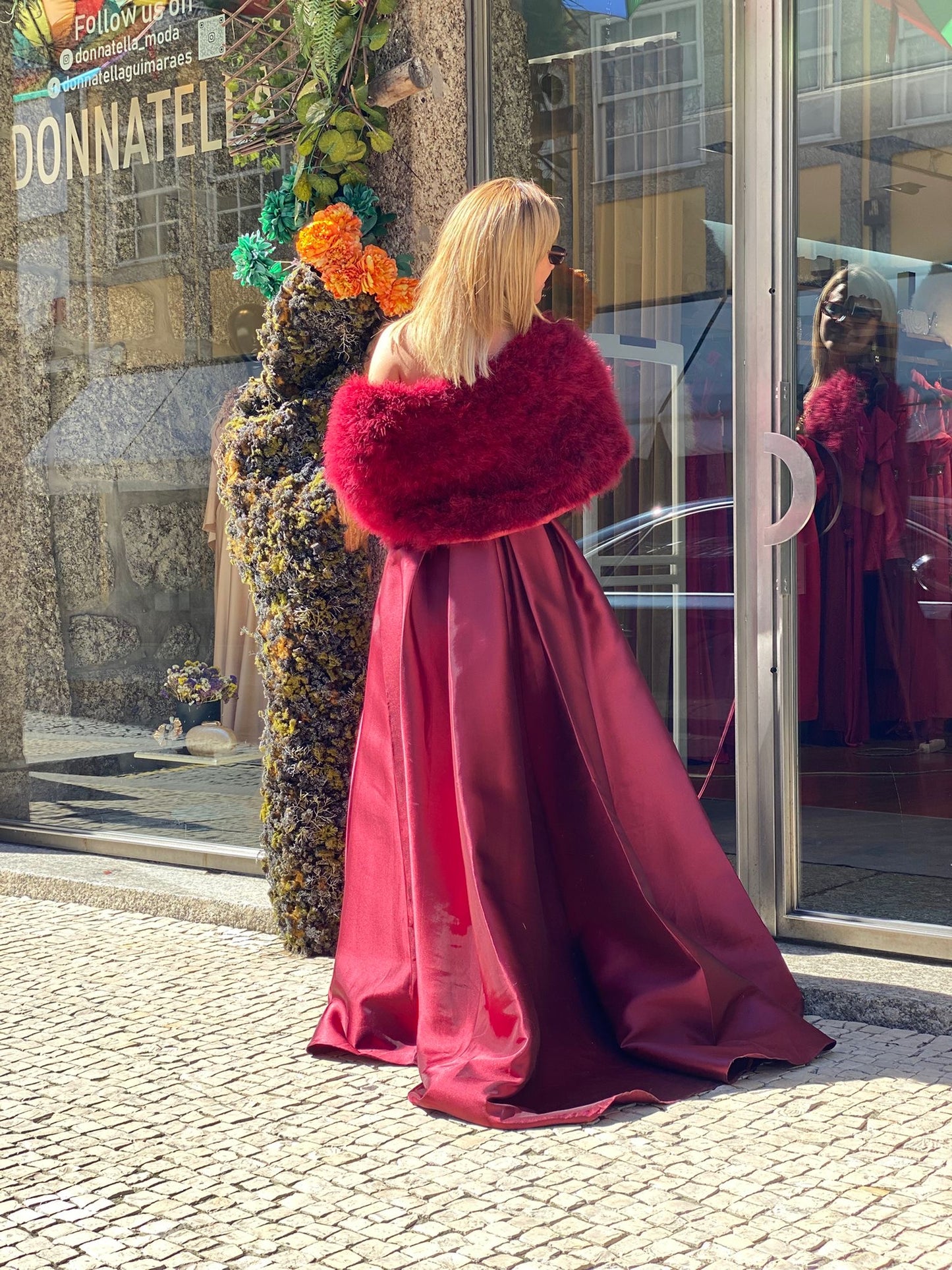 Vestido cai- cai bordo