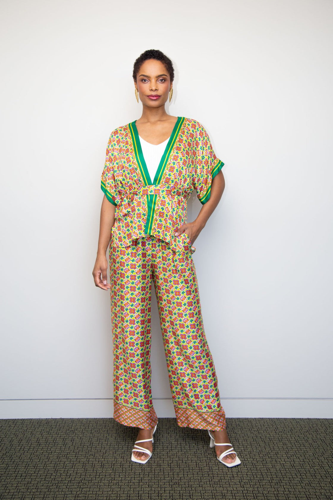 Calça conjunto padrão SILVINA CAMPOS