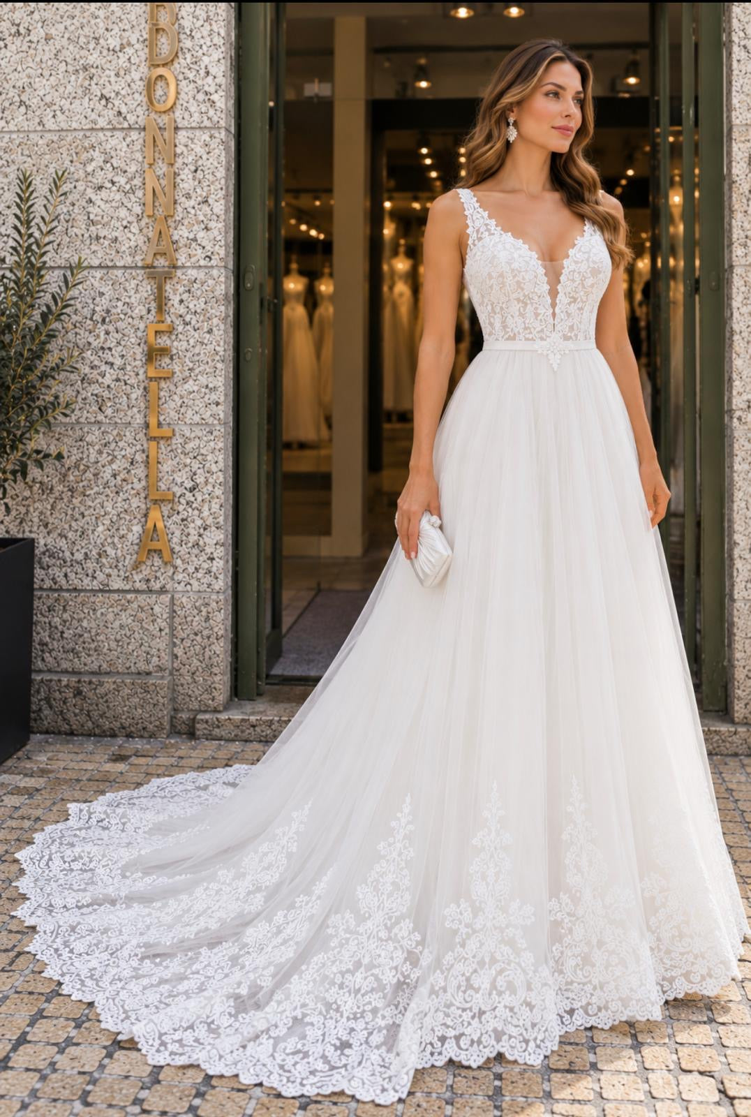 VESTIDO CERIMÓNIA EM TULE