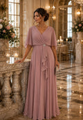 VESTIDO COMPRIDO COM APLICAÇÃO