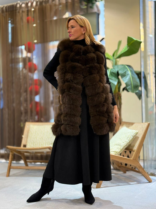 COLETE EM PÊLO NATURAL