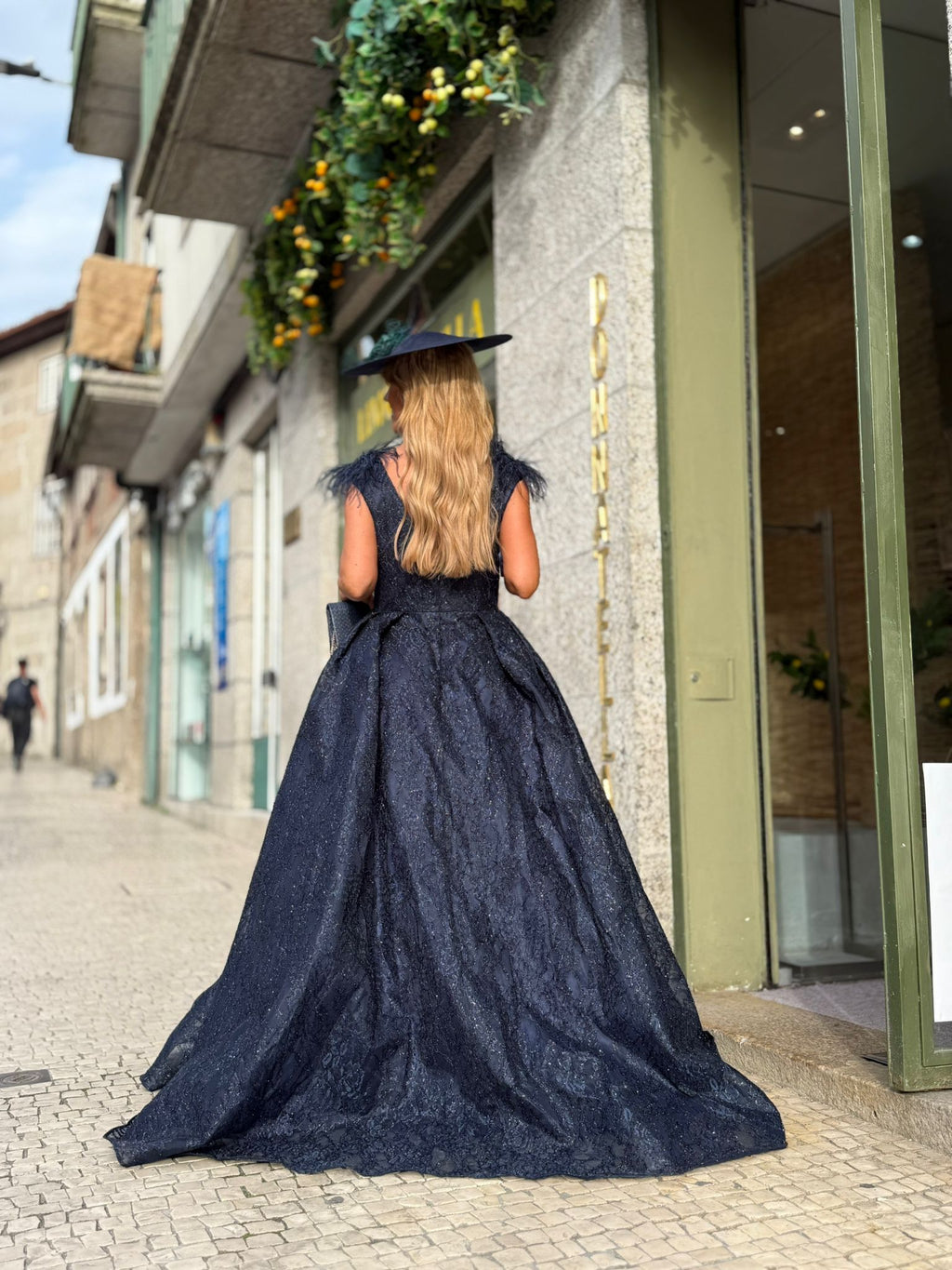 VESTIDO AZUL BALÃO