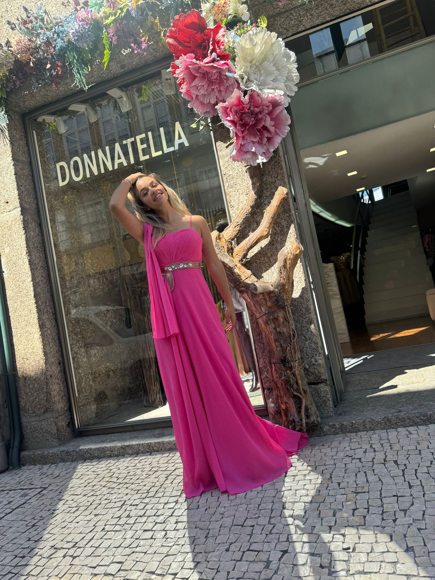 Vestido com lenço