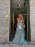 VESTIDO LONGO BRILHO CELESTIAL