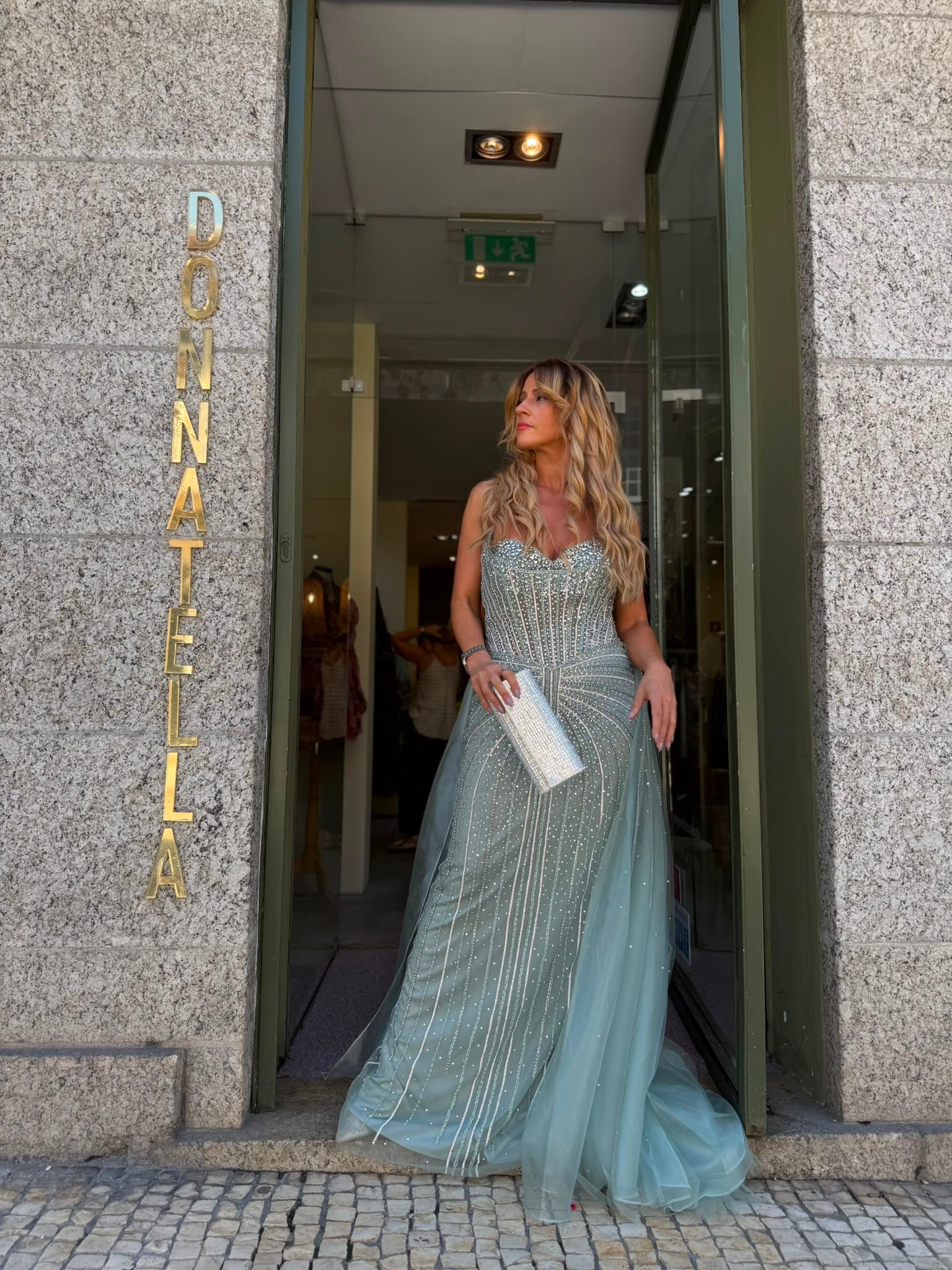 VESTIDO LONGO BRILHO CELESTIAL