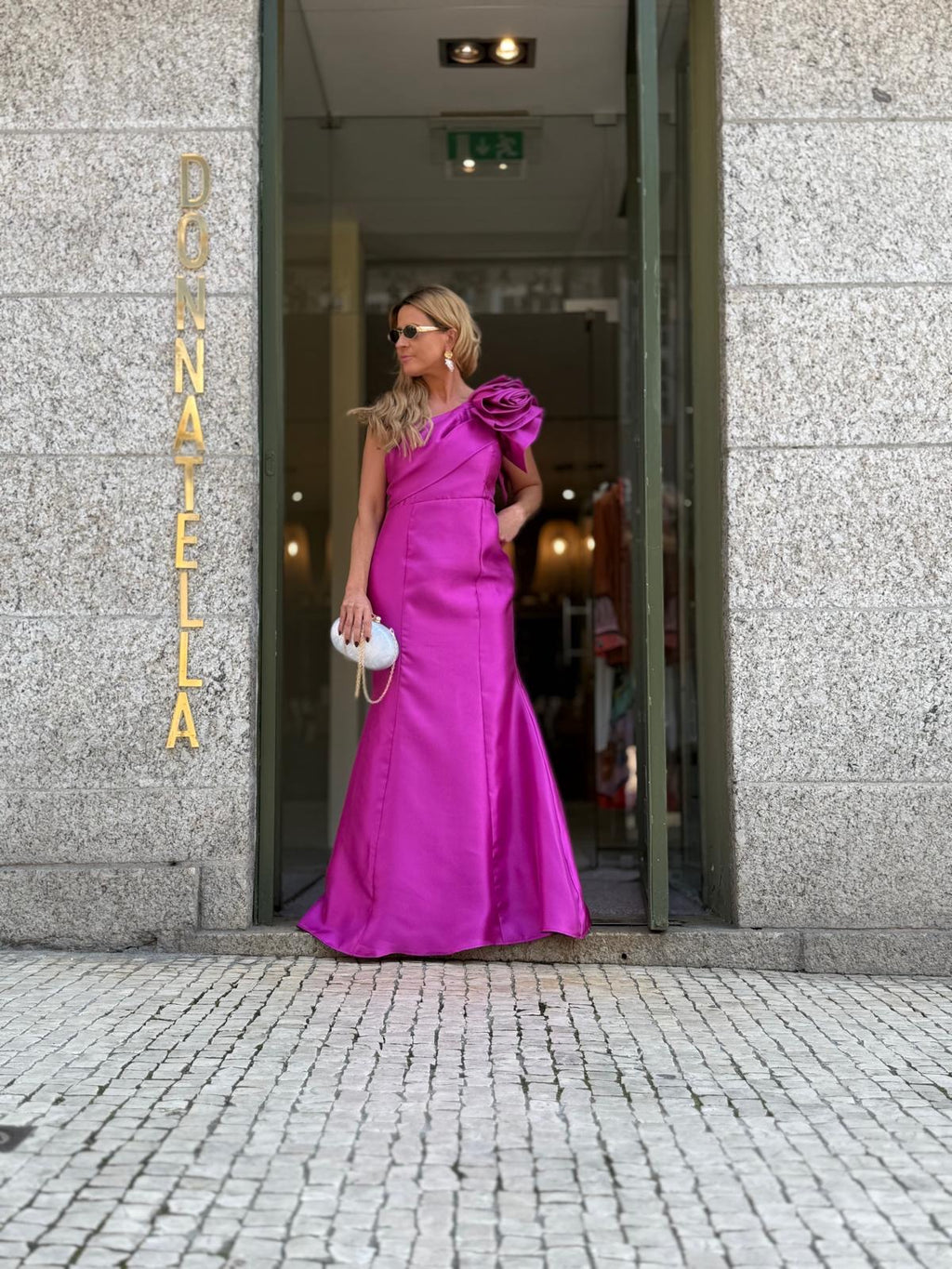 VESTIDO ROSA FÚXIA