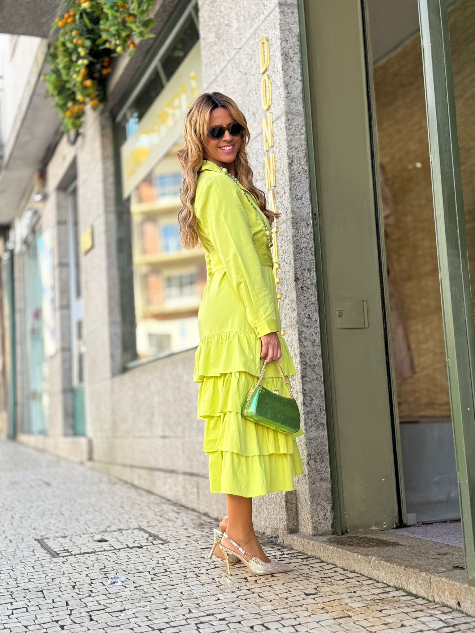 VESTIDO VERDE