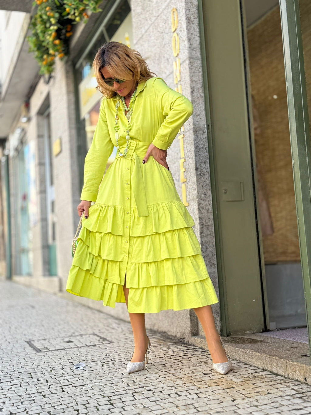 VESTIDO VERDE