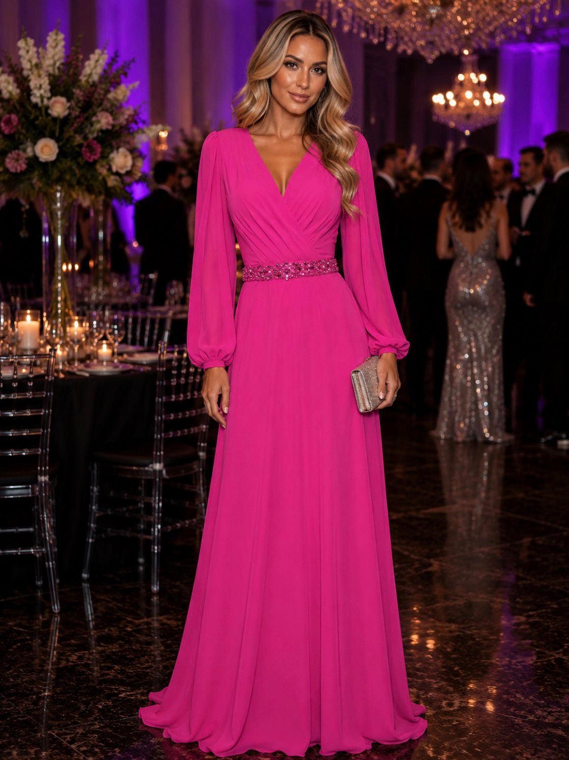 VESTIDO COMPRIDO FLUIDO