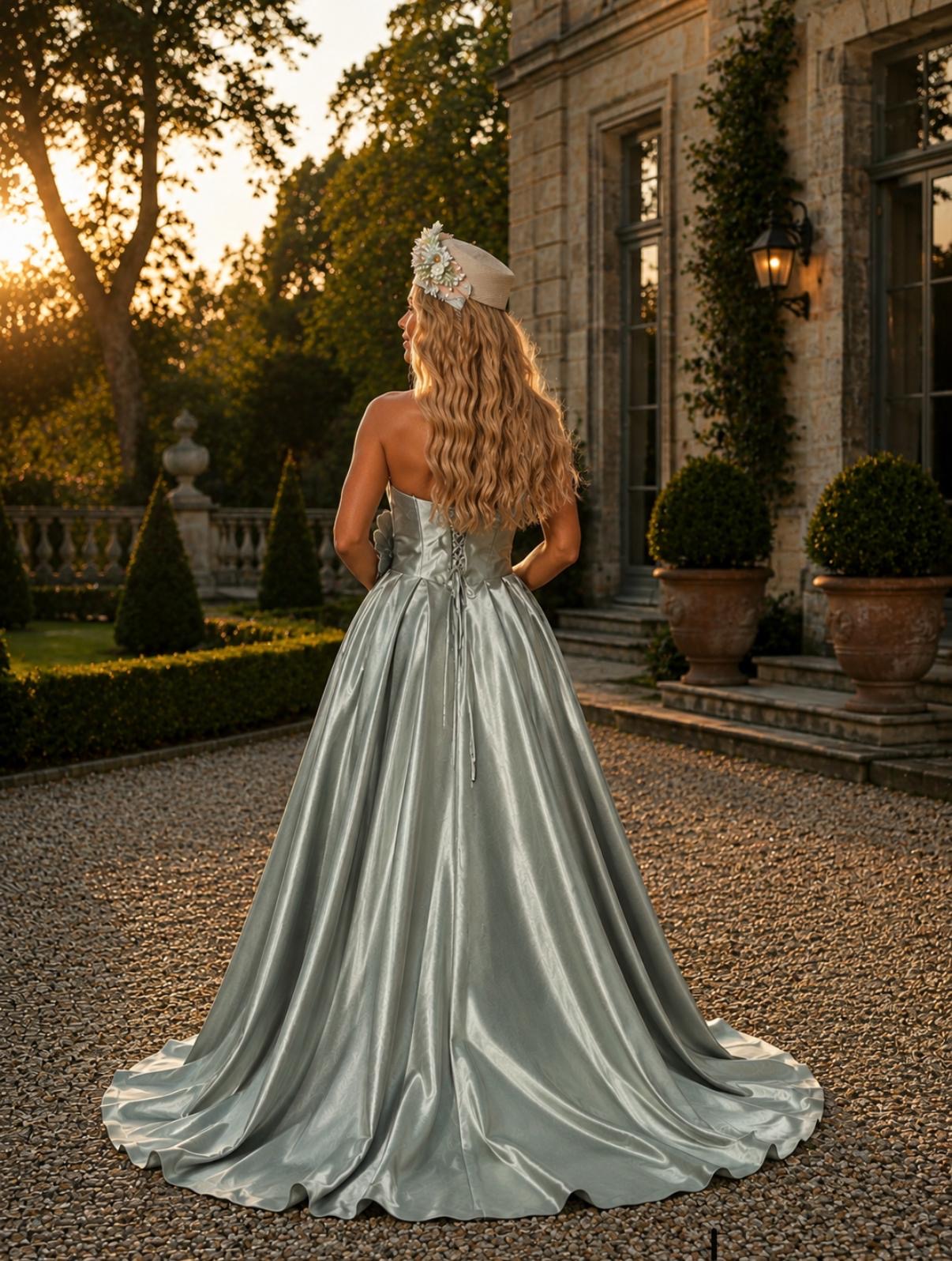 VESTIDO VERDE ÁGUA