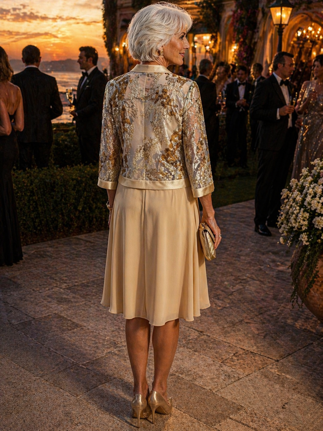 TAILLEUR BORDADO DOURADO