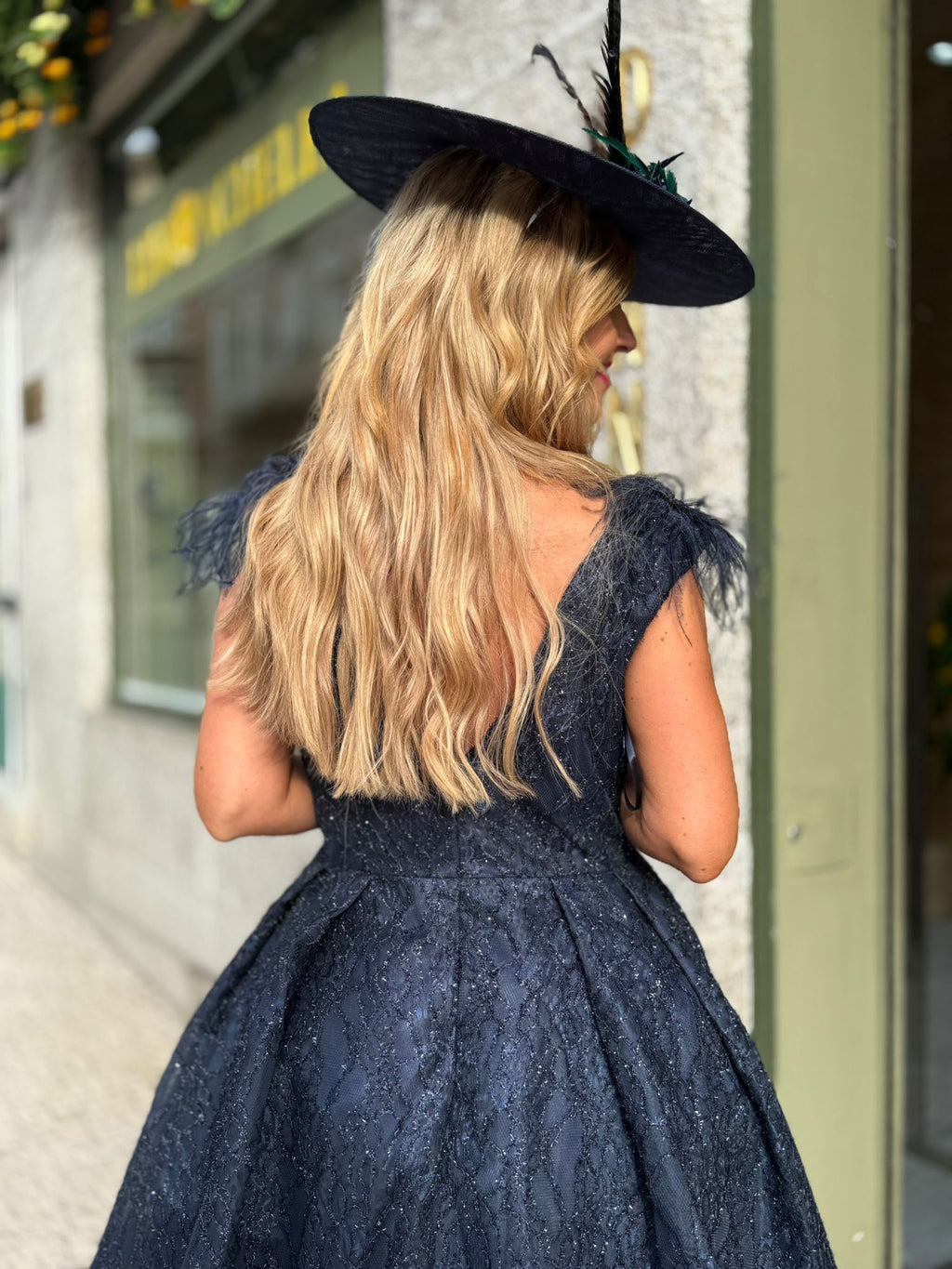VESTIDO AZUL BALÃO