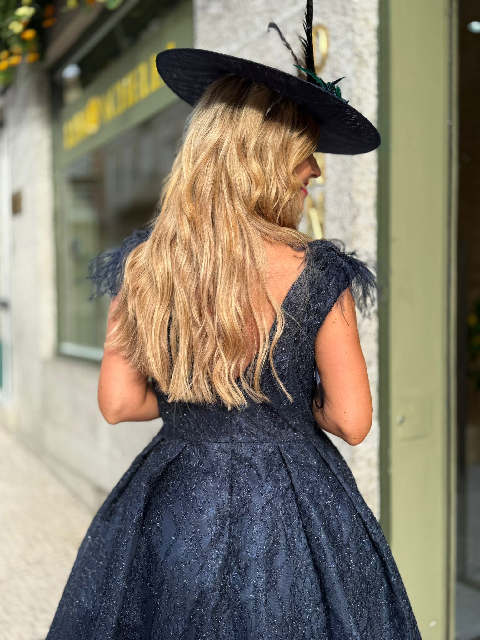 VESTIDO AZUL BALÃO