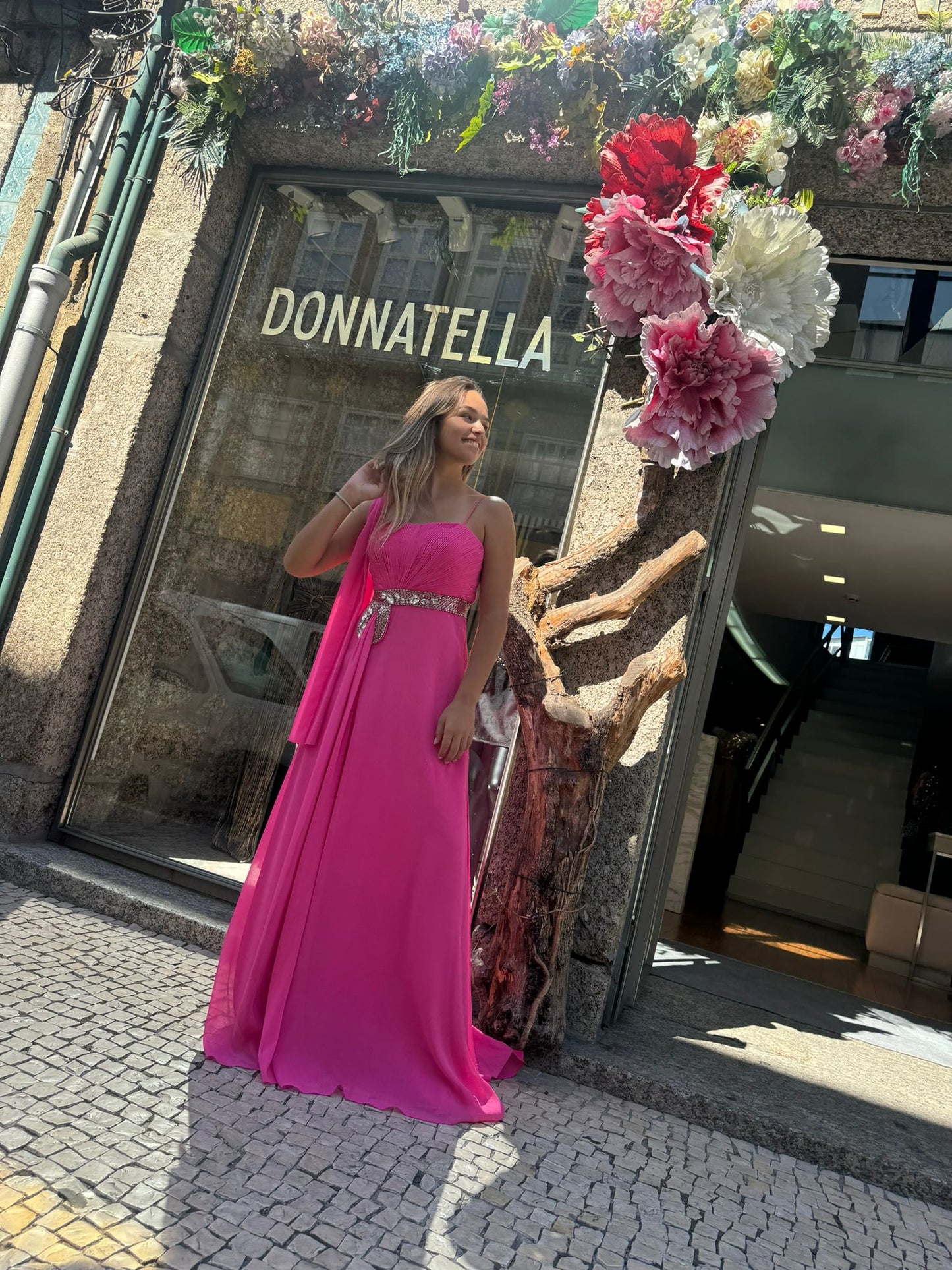 Vestido com lenço