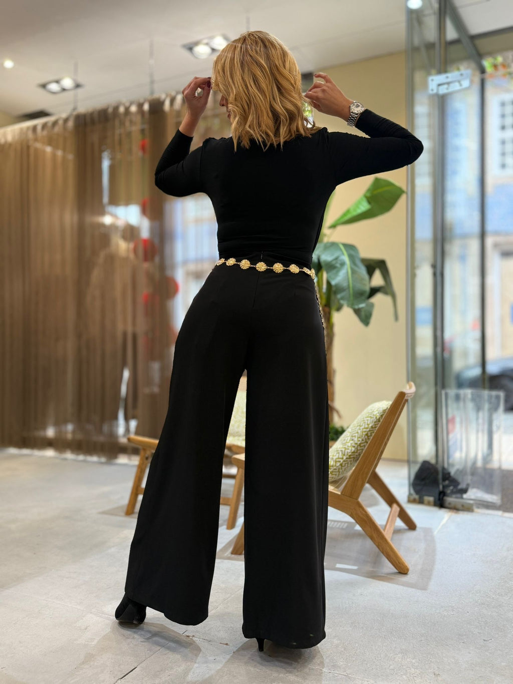 CALÇA PANTALON PRETO