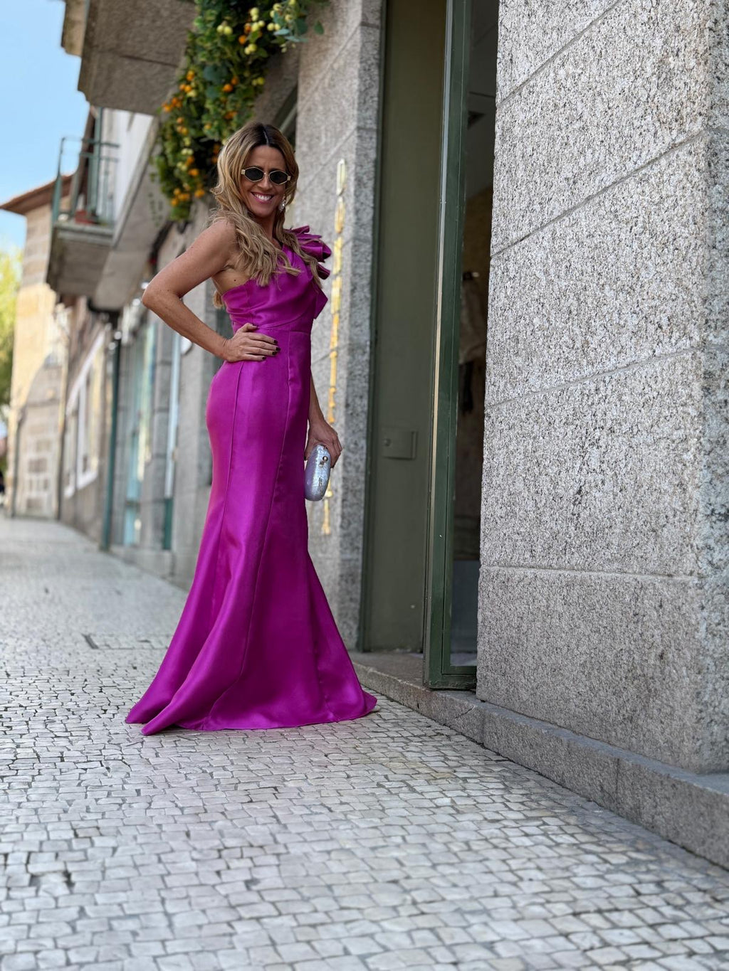 VESTIDO ROSA FÚXIA