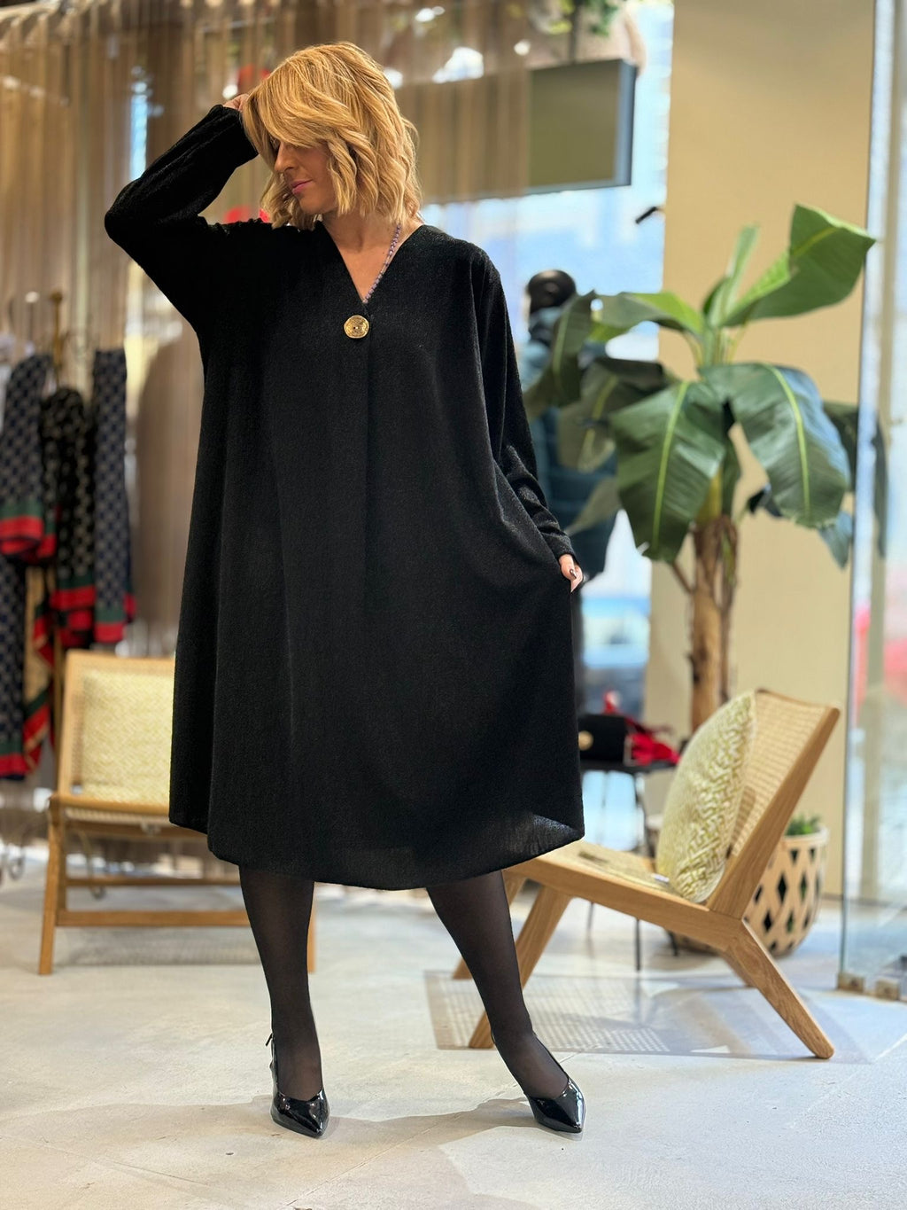 Vestido lurex