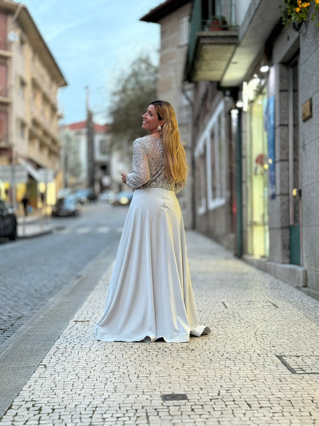 VESTIDO DUPLA SAIA